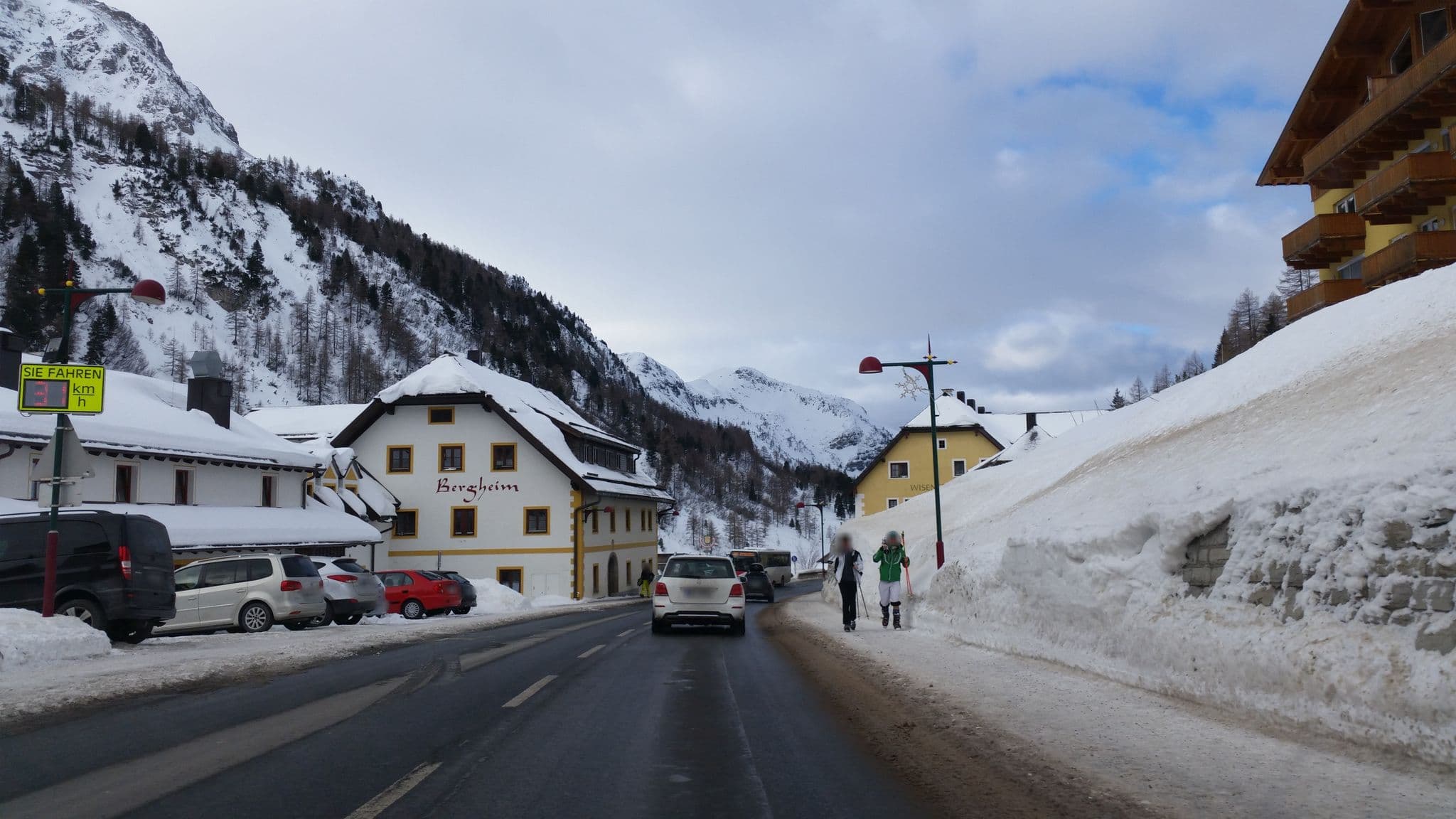 Street view near Alps, Radstadt