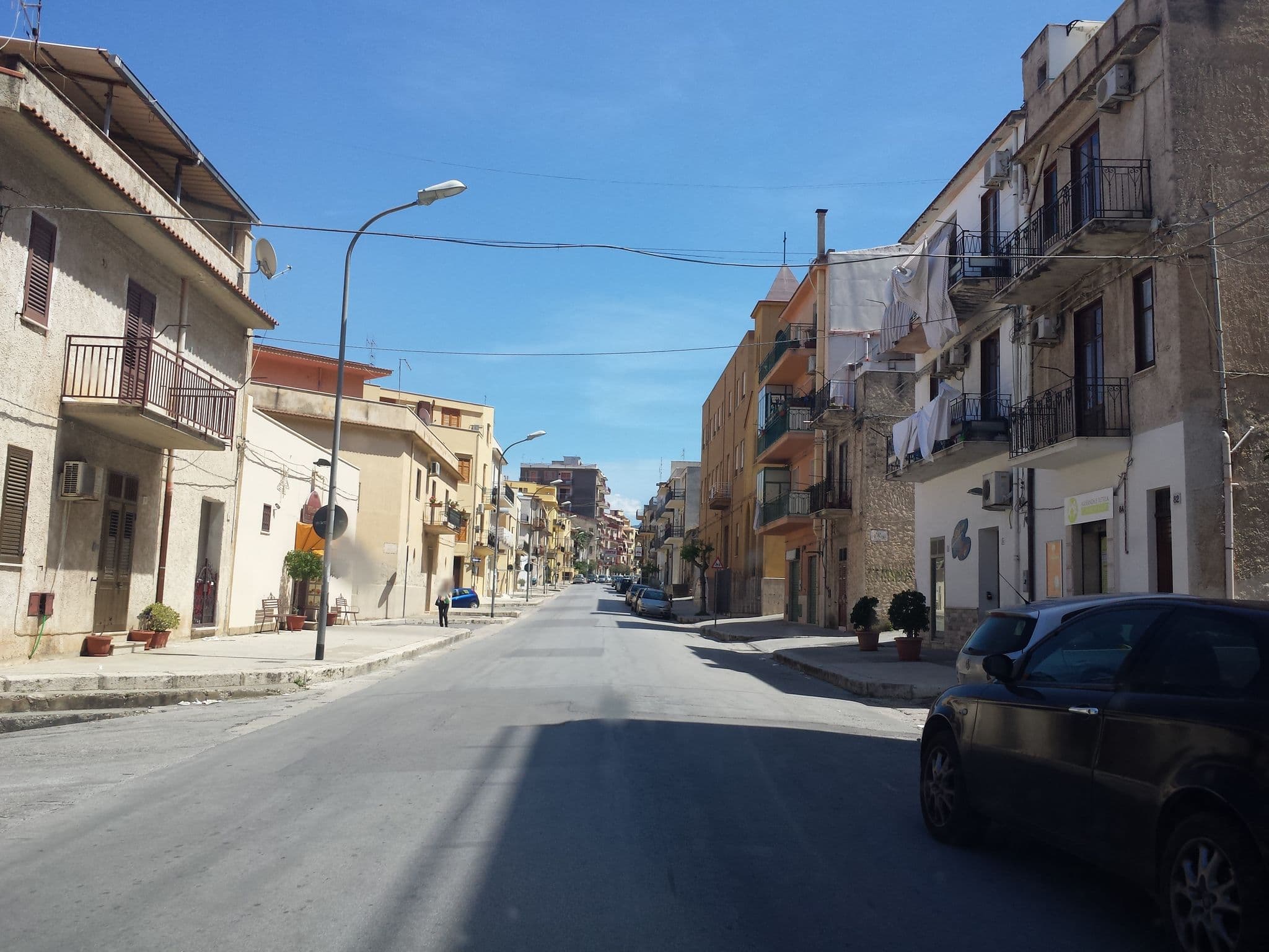 Street view near Appartamento vista mare, Castellammare del Golfo — © aborruso (CC BY-SA · Mapillary)