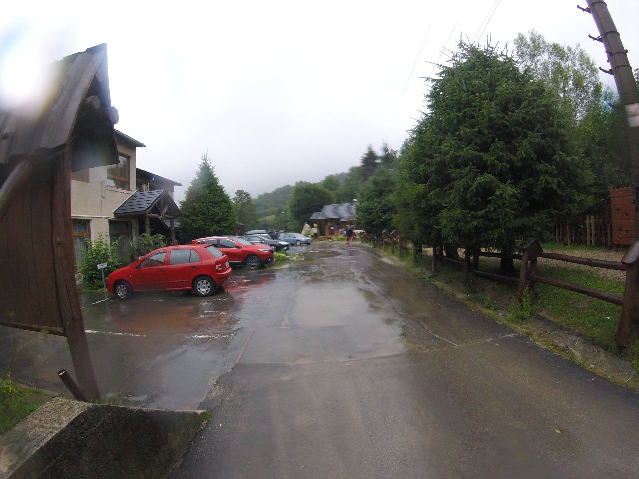 Street view near Hotel Diery, Terchová