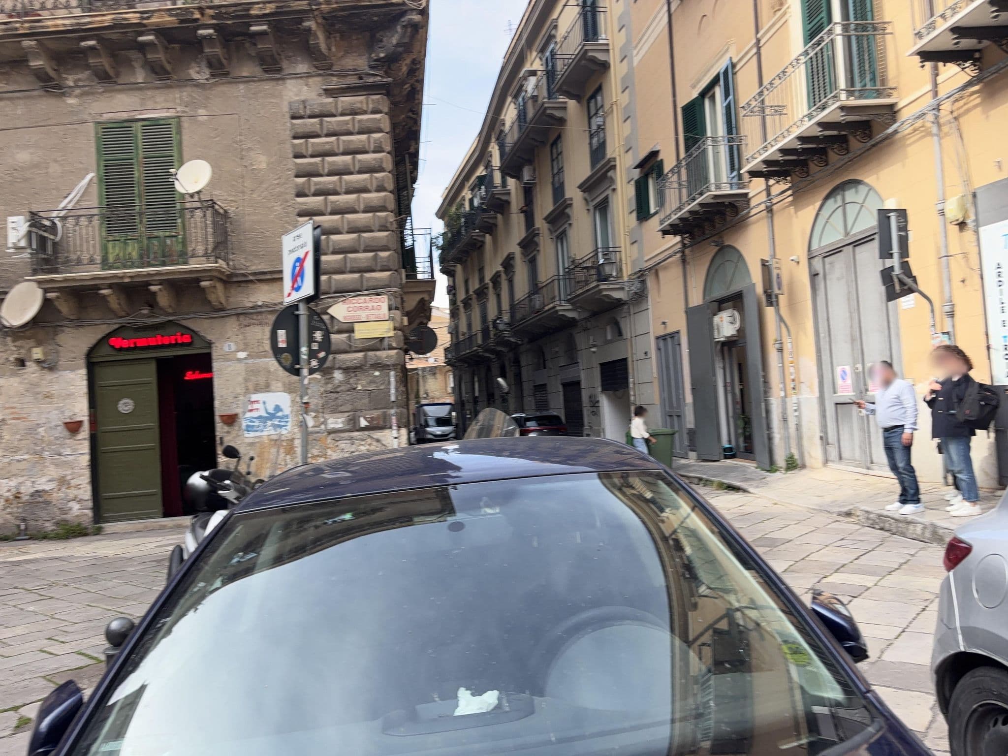 Street view near B&B Home Maletto, Palermo — © robot8a (CC BY-SA · Mapillary)