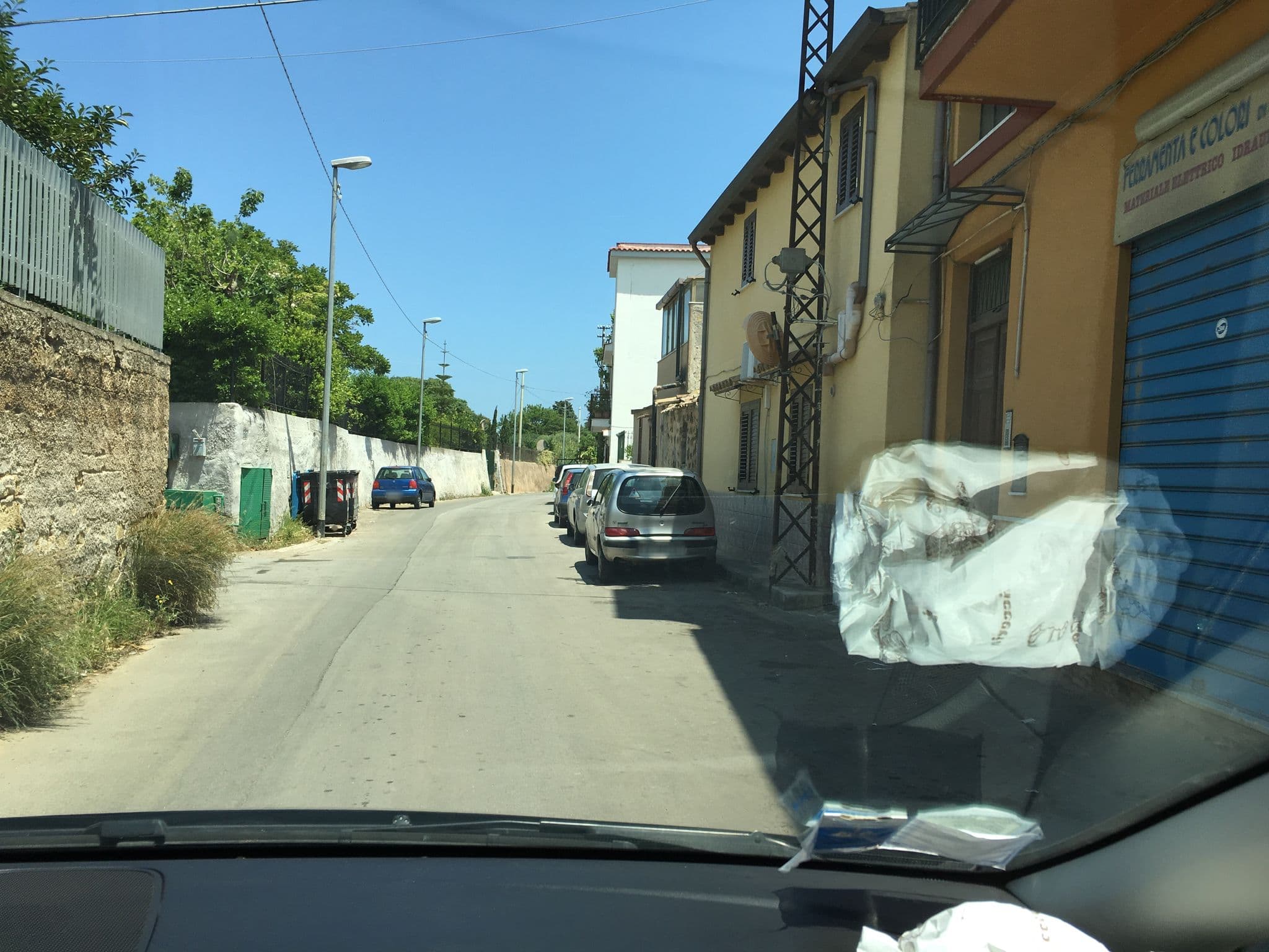 Street view near Bed and Breakfast Il Girasole, Sferracavallo — © mackerski (CC BY-SA · Mapillary)