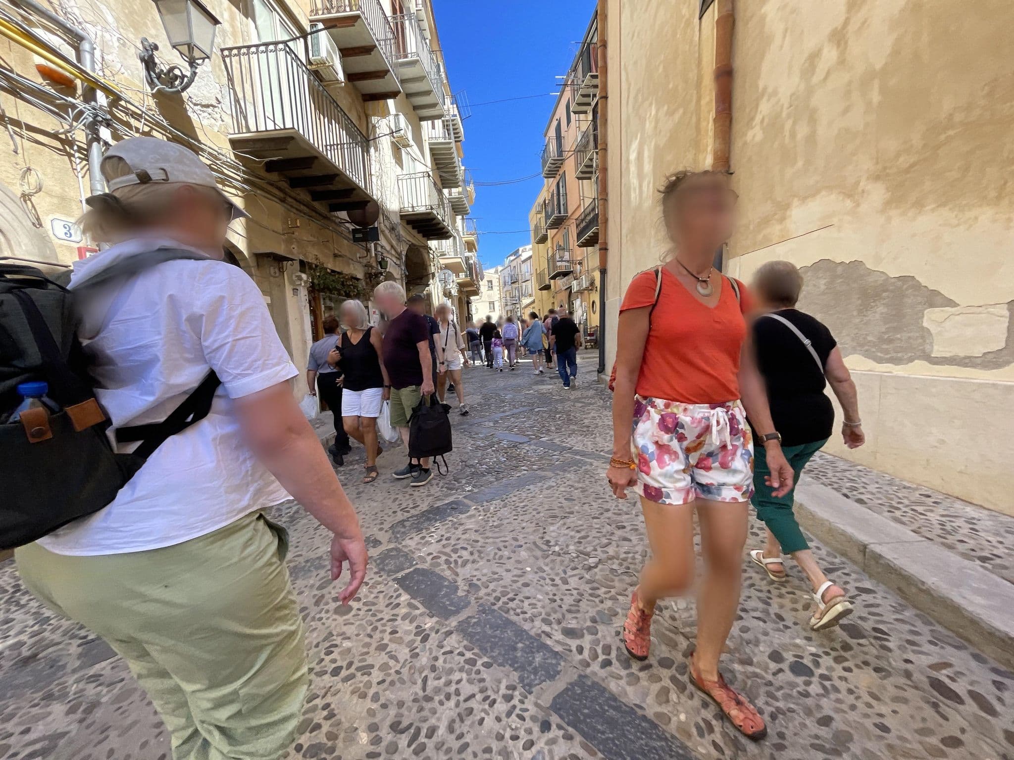 Street view near Casa Marittima Hotel Cefalu, Cefalù — © asturksever (CC BY-SA · Mapillary)