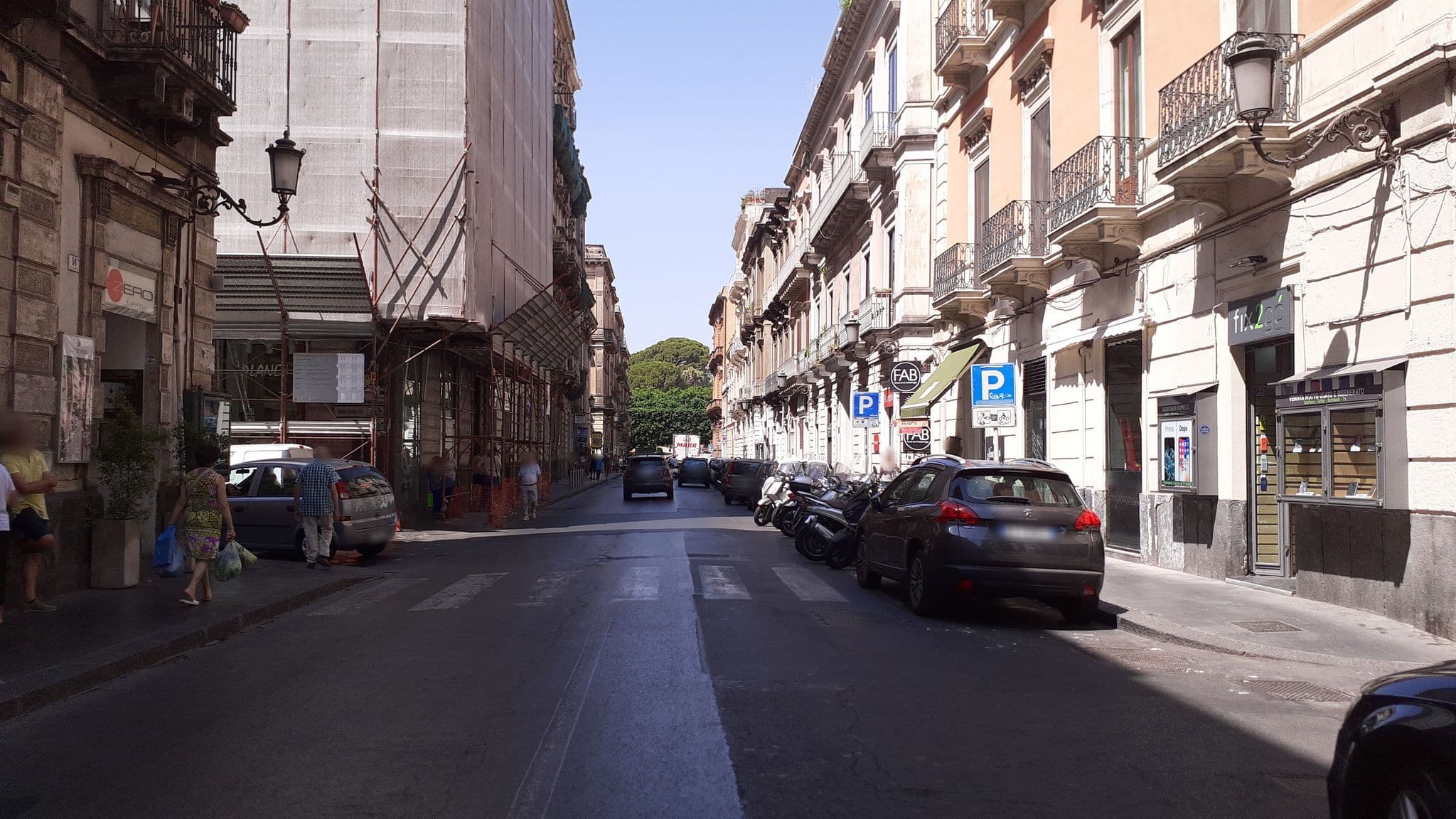 Street view near B&B Rossocorallo, Catania — © agliatav (CC BY-SA · Mapillary)