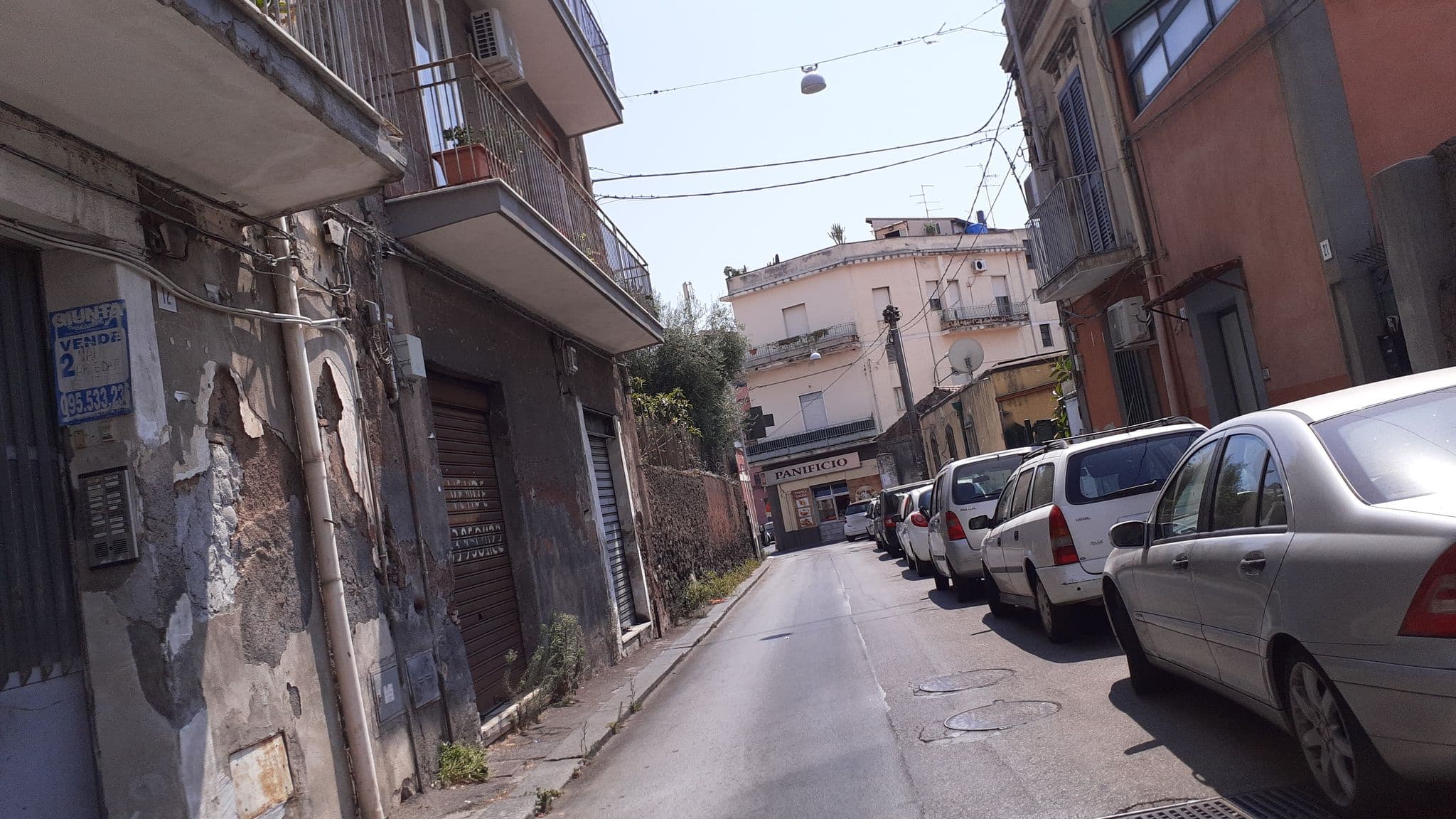 Street view near Casa Liliana, Catania — © agliatav (CC BY-SA · Mapillary)