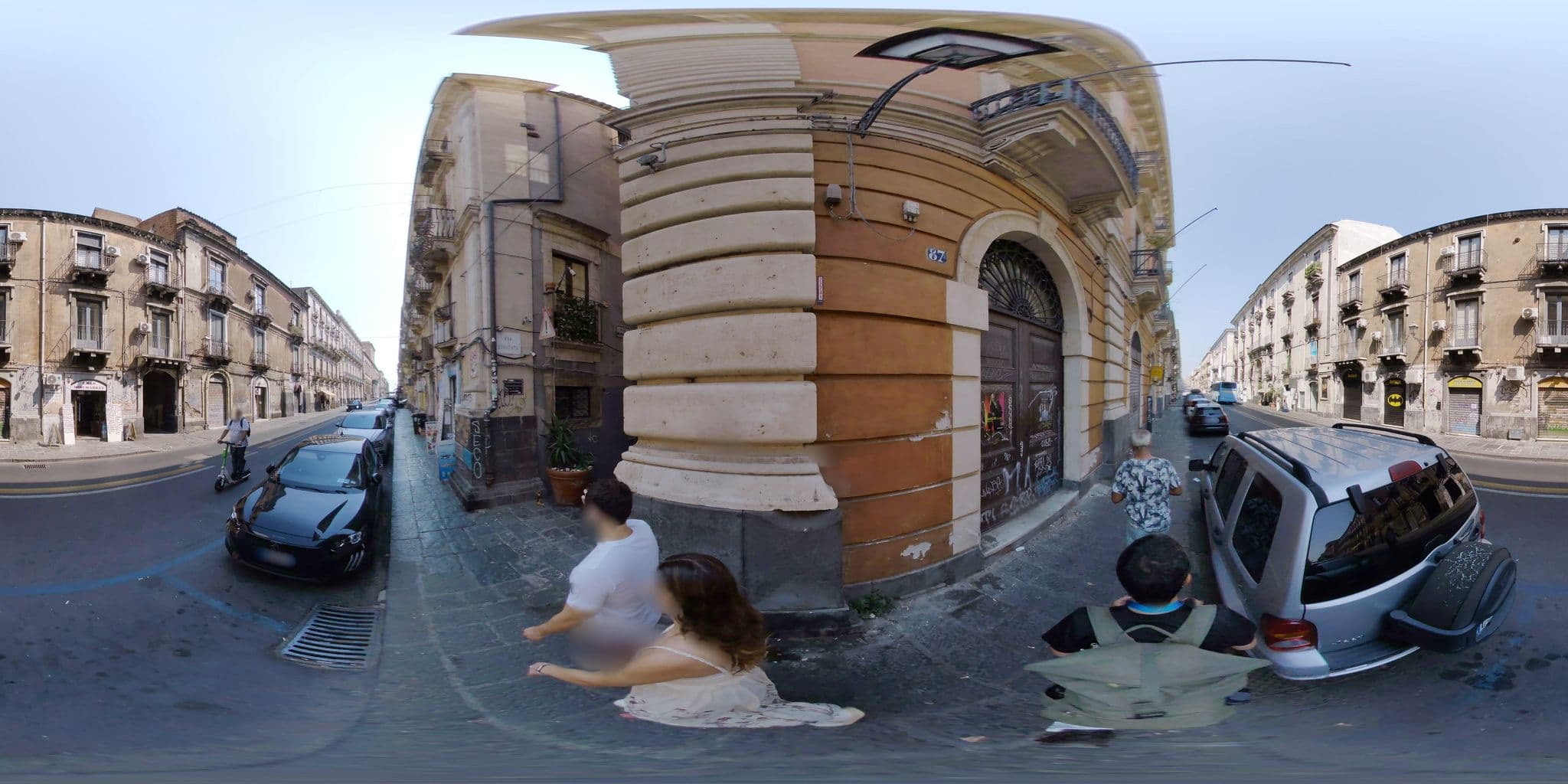 Street view near B&B Civitas, Catania — © mapconcierge (CC BY-SA · Mapillary)