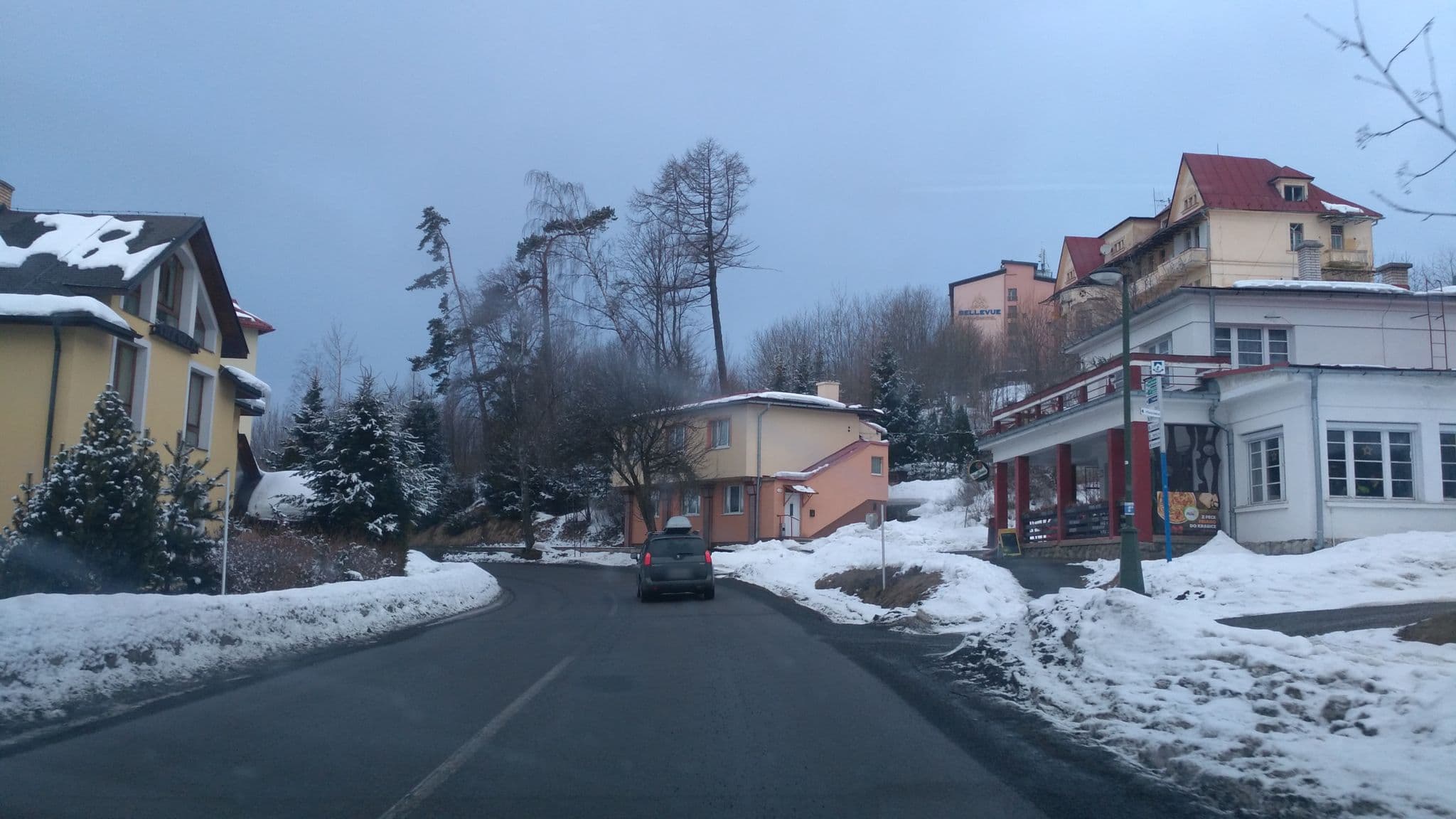 Street view near Penzión Vila Klára, Vysoké Tatry