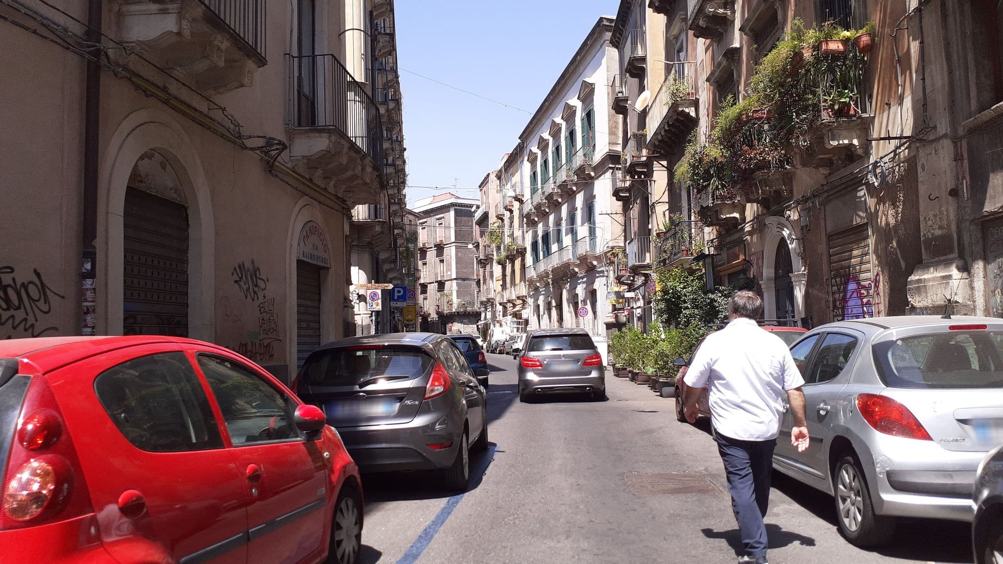 Street view near Casa D'aria, Catania — © agliatav (CC BY-SA · Mapillary)