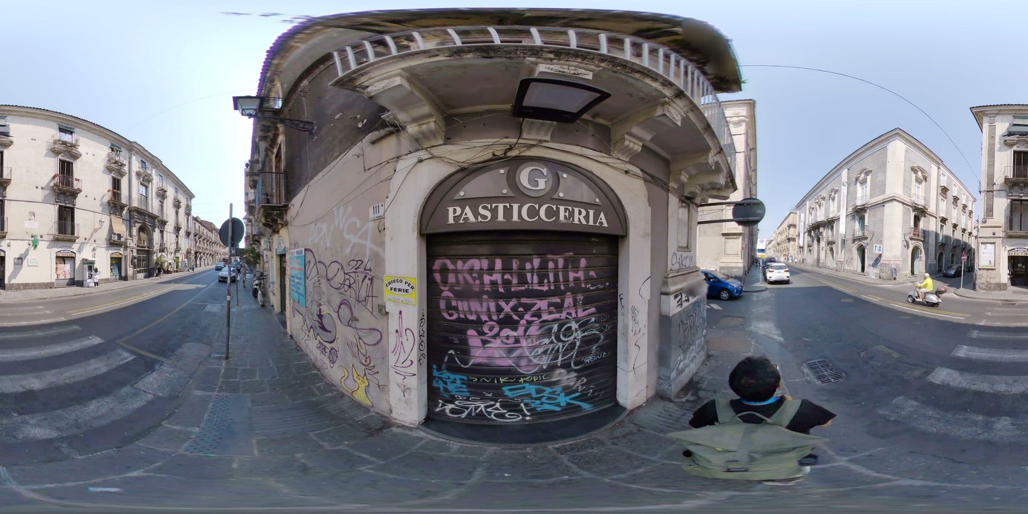 Street view near Bed, Book & Breakfast Landolina, Catania — © mapconcierge (CC BY-SA · Mapillary)