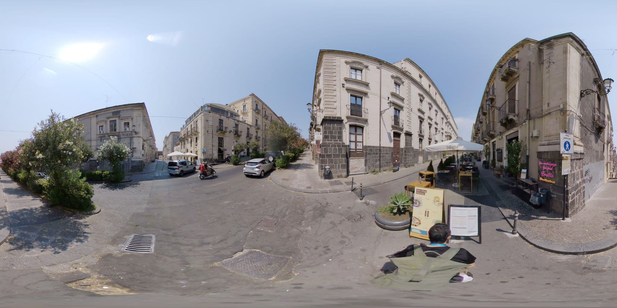 Street view near Royal Hotel Catania, Catania — © mapconcierge (CC BY-SA · Mapillary)