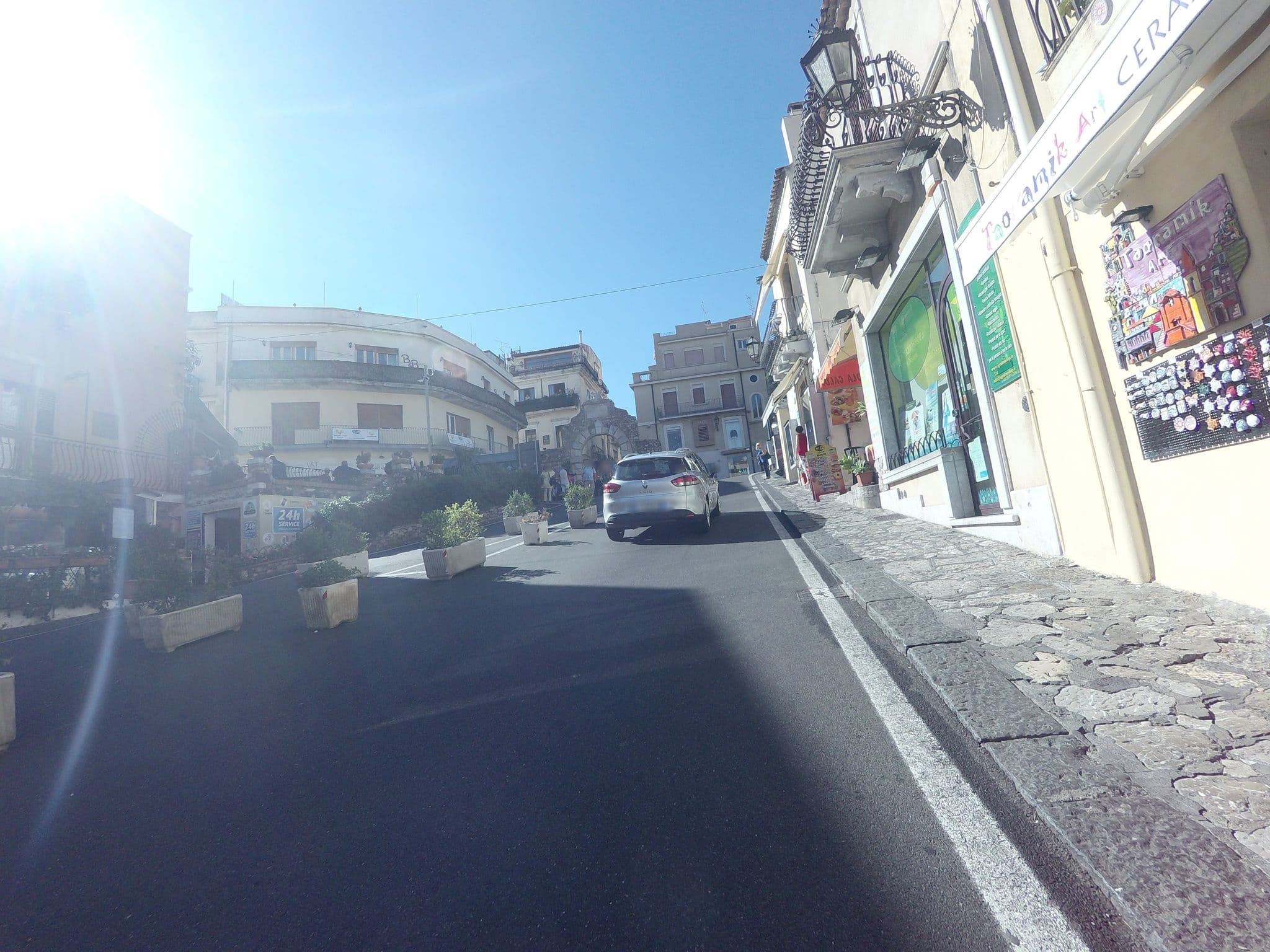 Street view near B&B Villa Sirami, Taormina — © posiki (CC BY-SA · Mapillary)