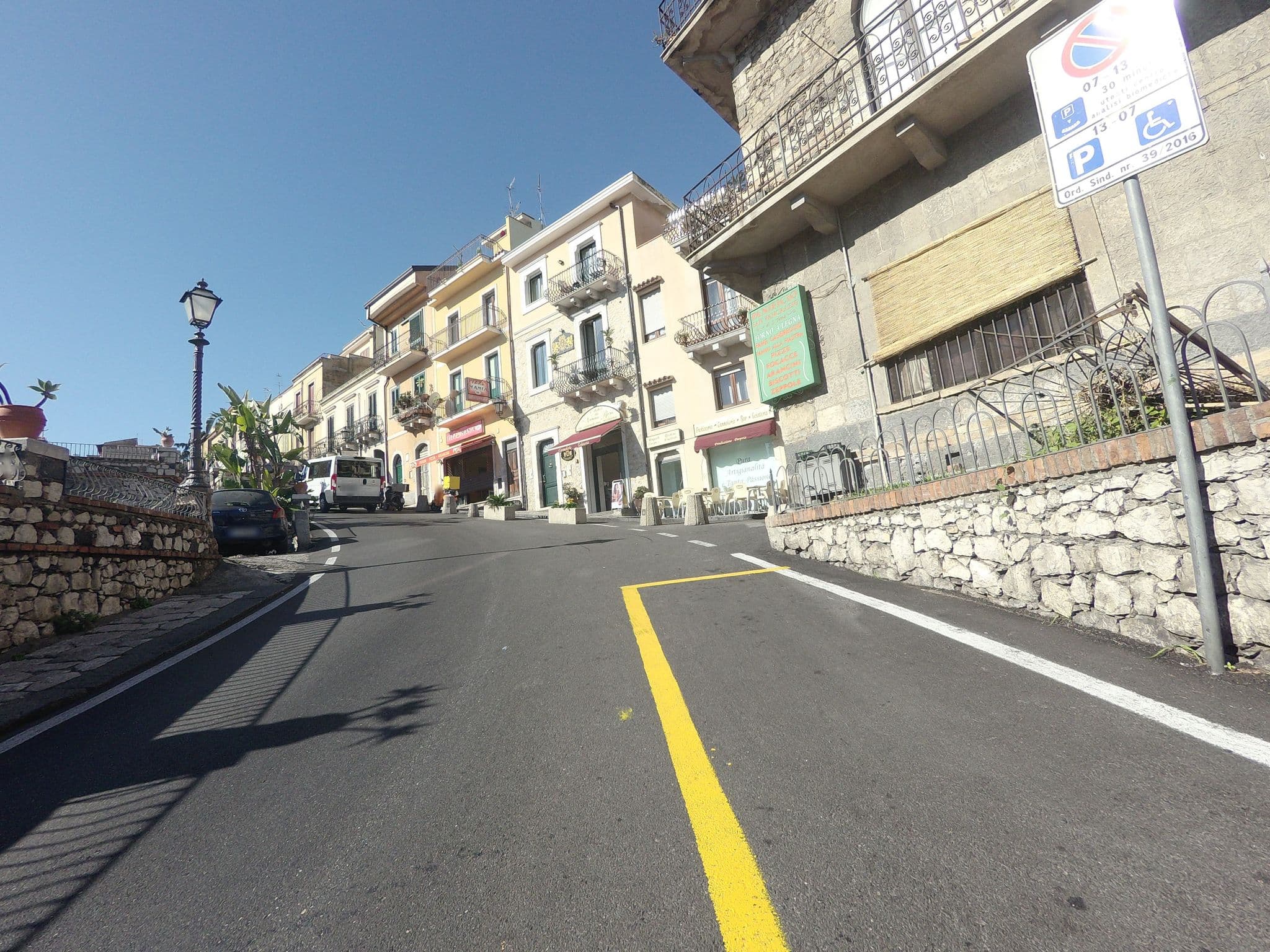 Street view near Dolphins Guest House, Taormina — © posiki (CC BY-SA · Mapillary)
