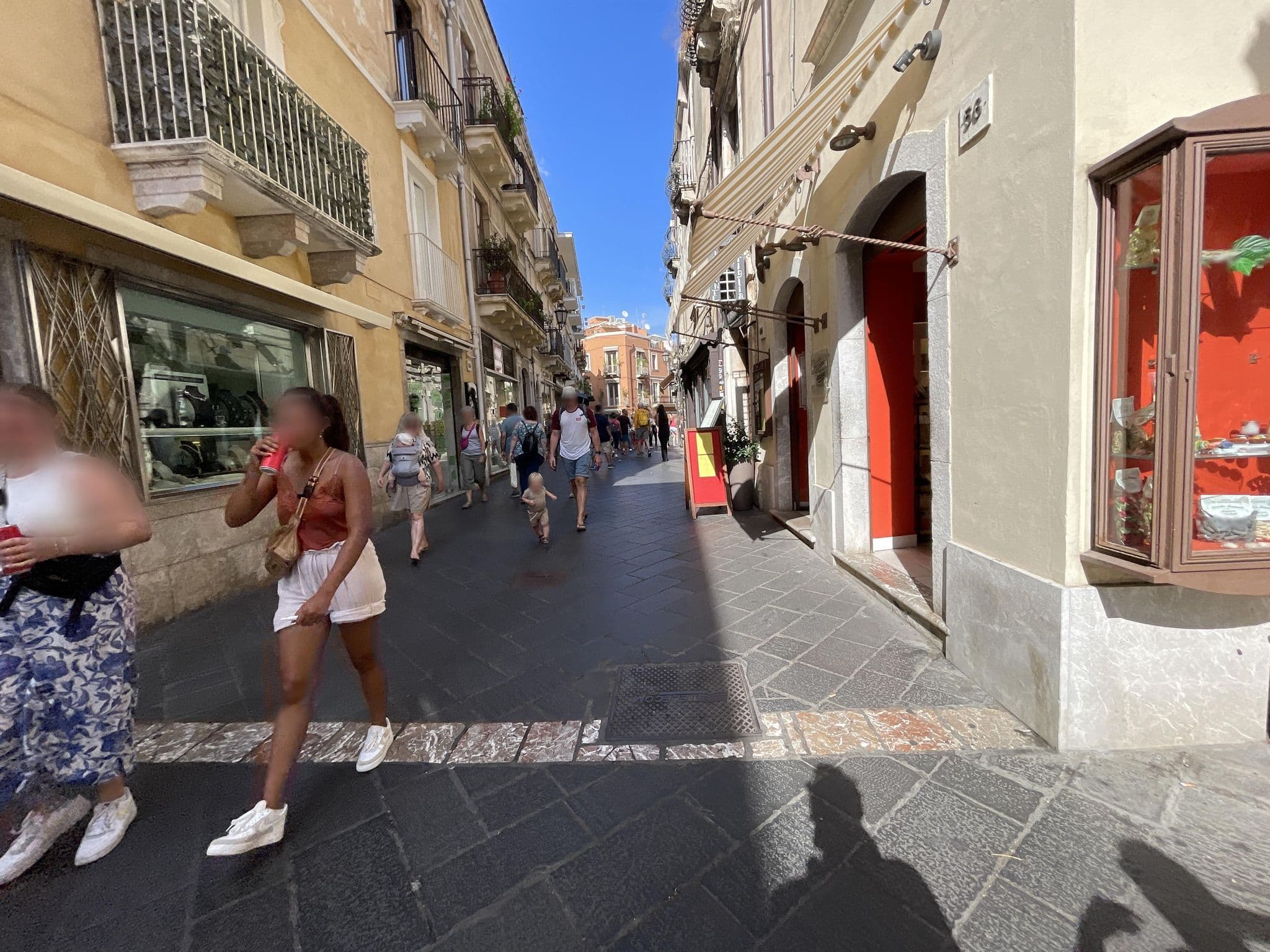 Street view near Nero Rooms, Taormina — © asturksever (CC BY-SA · Mapillary)