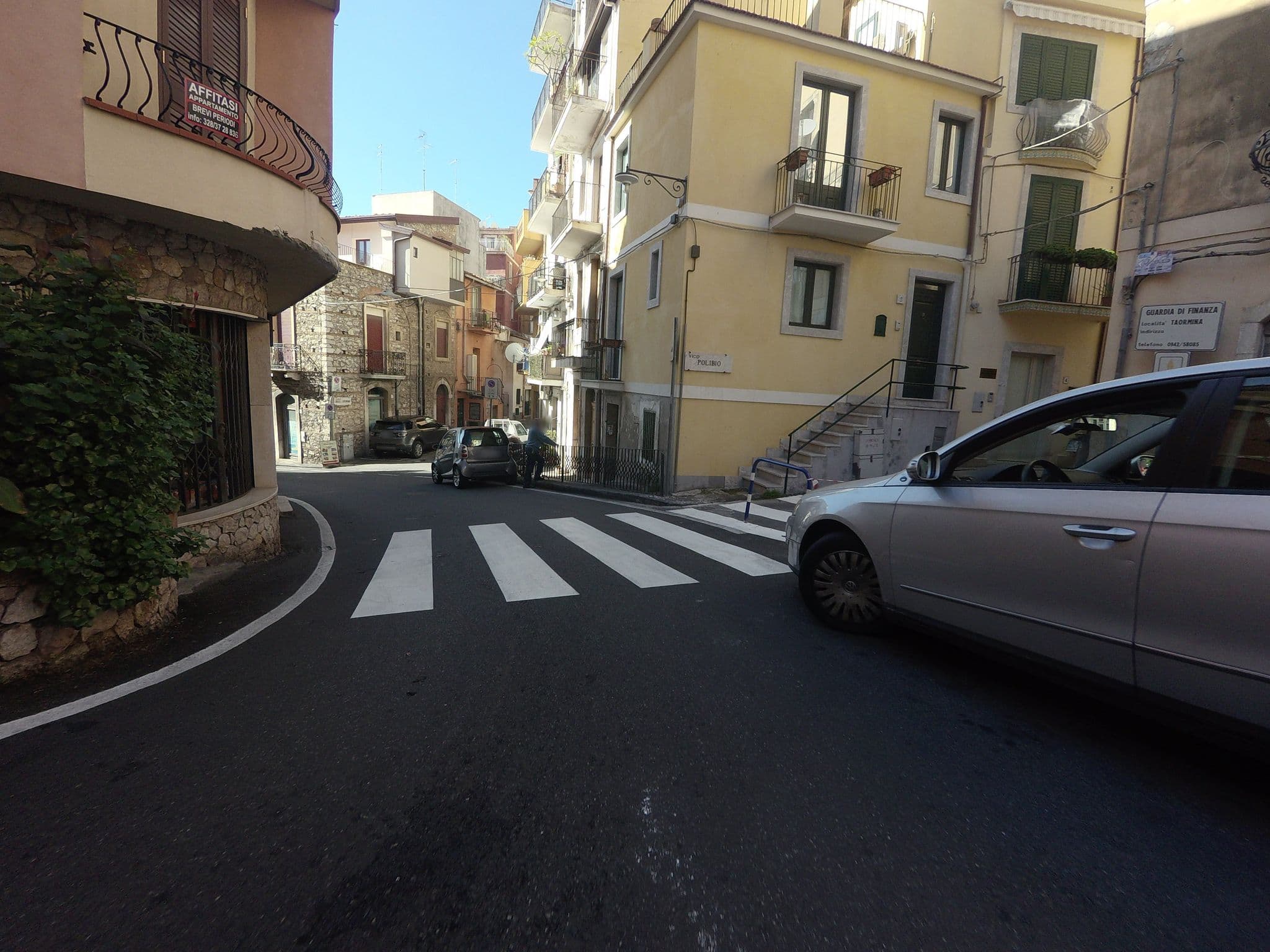 Street view near Taormina Terrace sea view, Taormina — © posiki (CC BY-SA · Mapillary)
