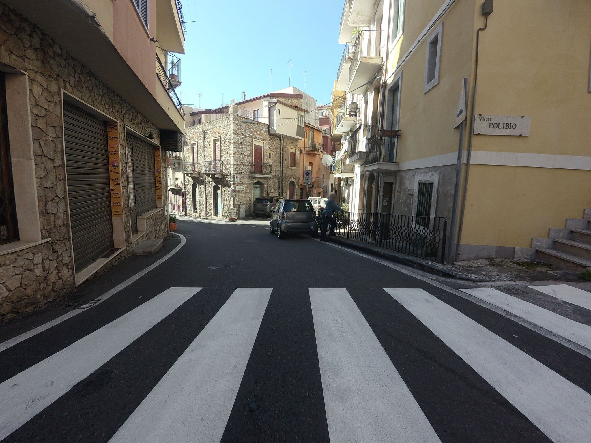 Street view near Taormina's Odyssey Guest House and Hostel, Taormina — © posiki (CC BY-SA · Mapillary)