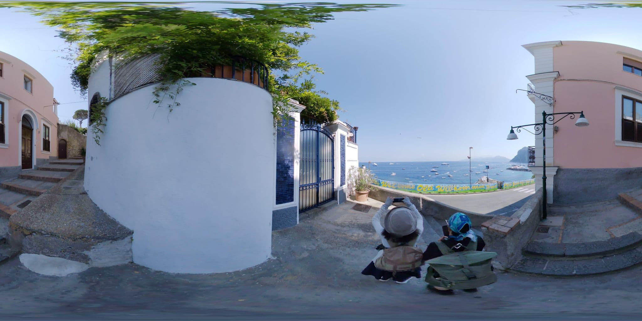 Street view near Pensione Italia Capri, Capri — © mapconcierge (CC BY-SA · Mapillary)