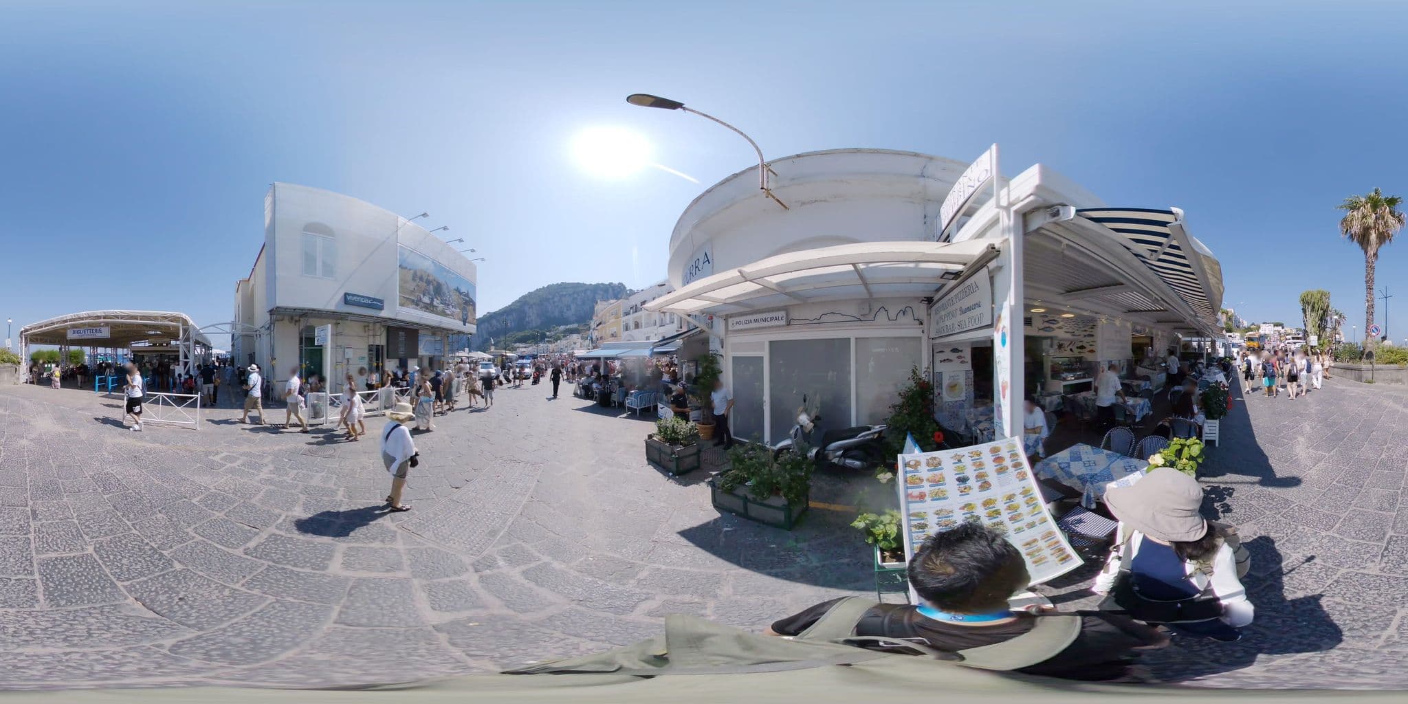 Street view near Capri Villa Torricella, Capri — © mapconcierge (CC BY-SA · Mapillary)