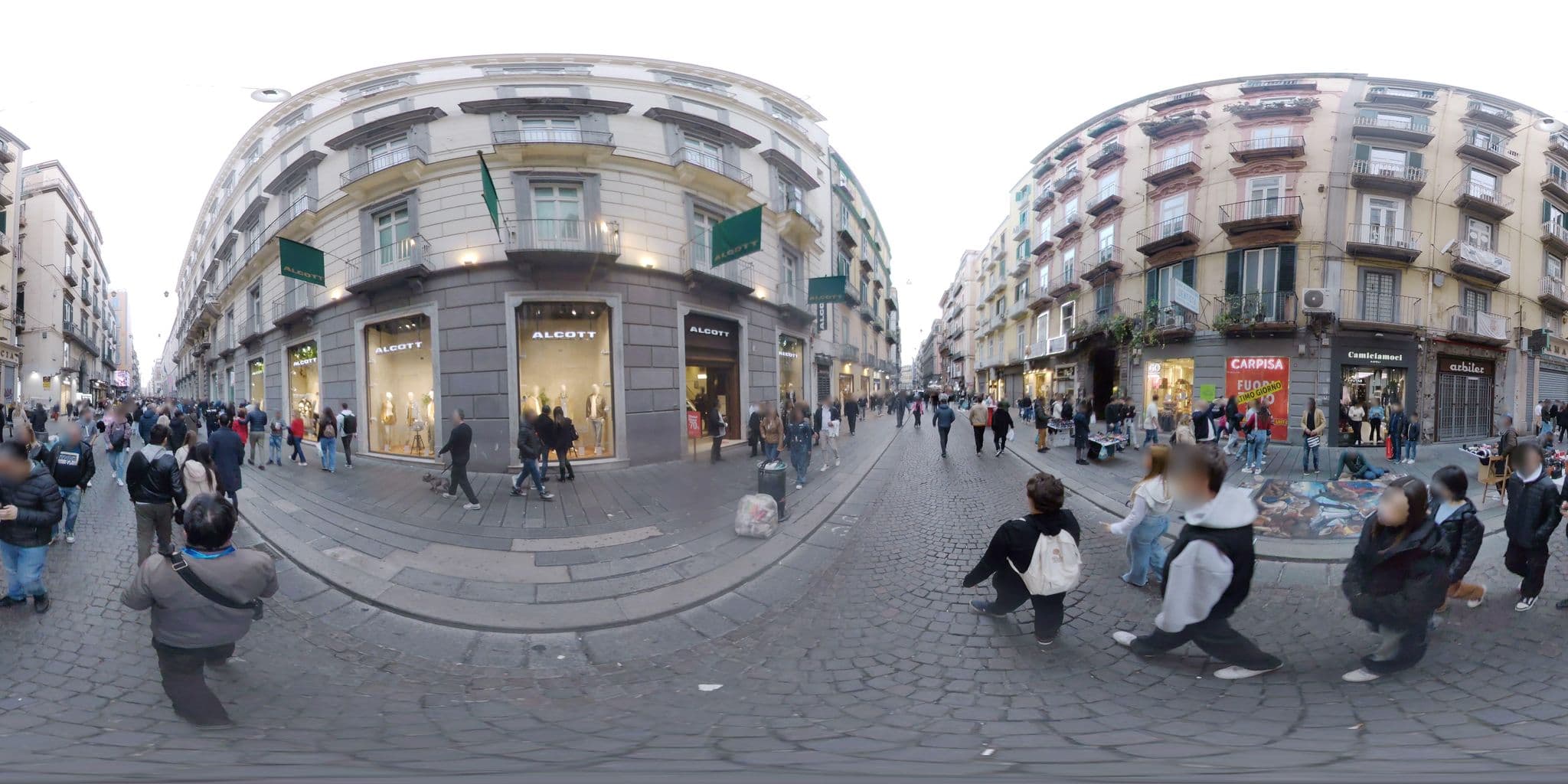 Street view near Suites Trinità in Toledo street, Montecalvario — © mapconcierge (CC BY-SA · Mapillary)