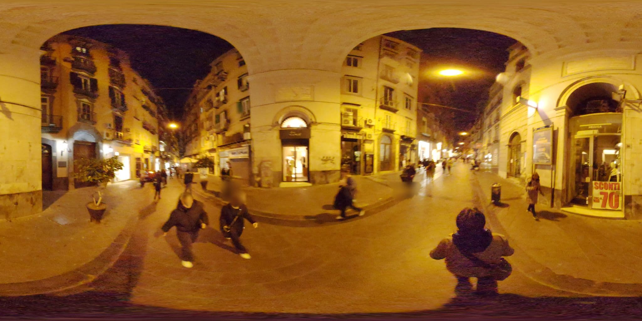 Street view near Chiaia Bridge, San Ferdinando — © mapconcierge (CC BY-SA · Mapillary)