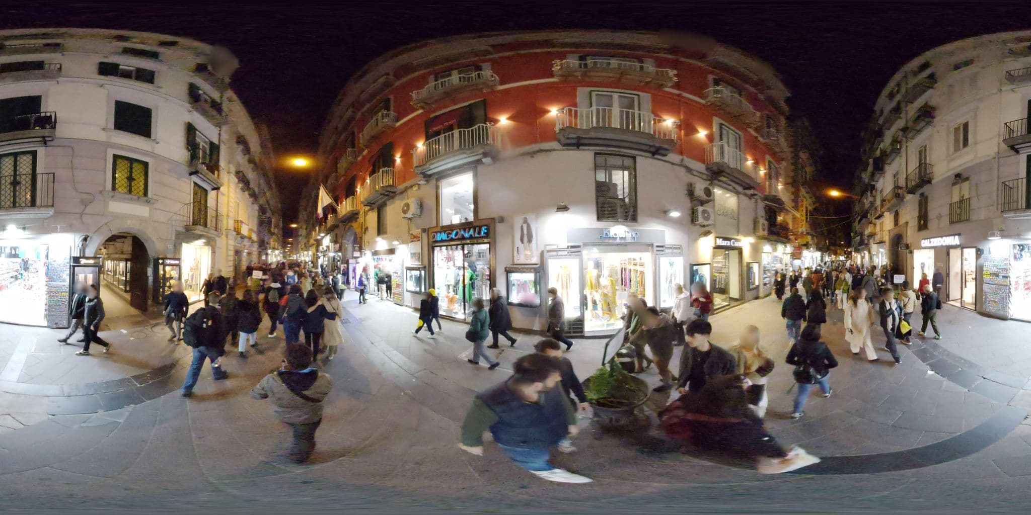 Street view near Skyhouse Chiaia, San Ferdinando — © mapconcierge (CC BY-SA · Mapillary)