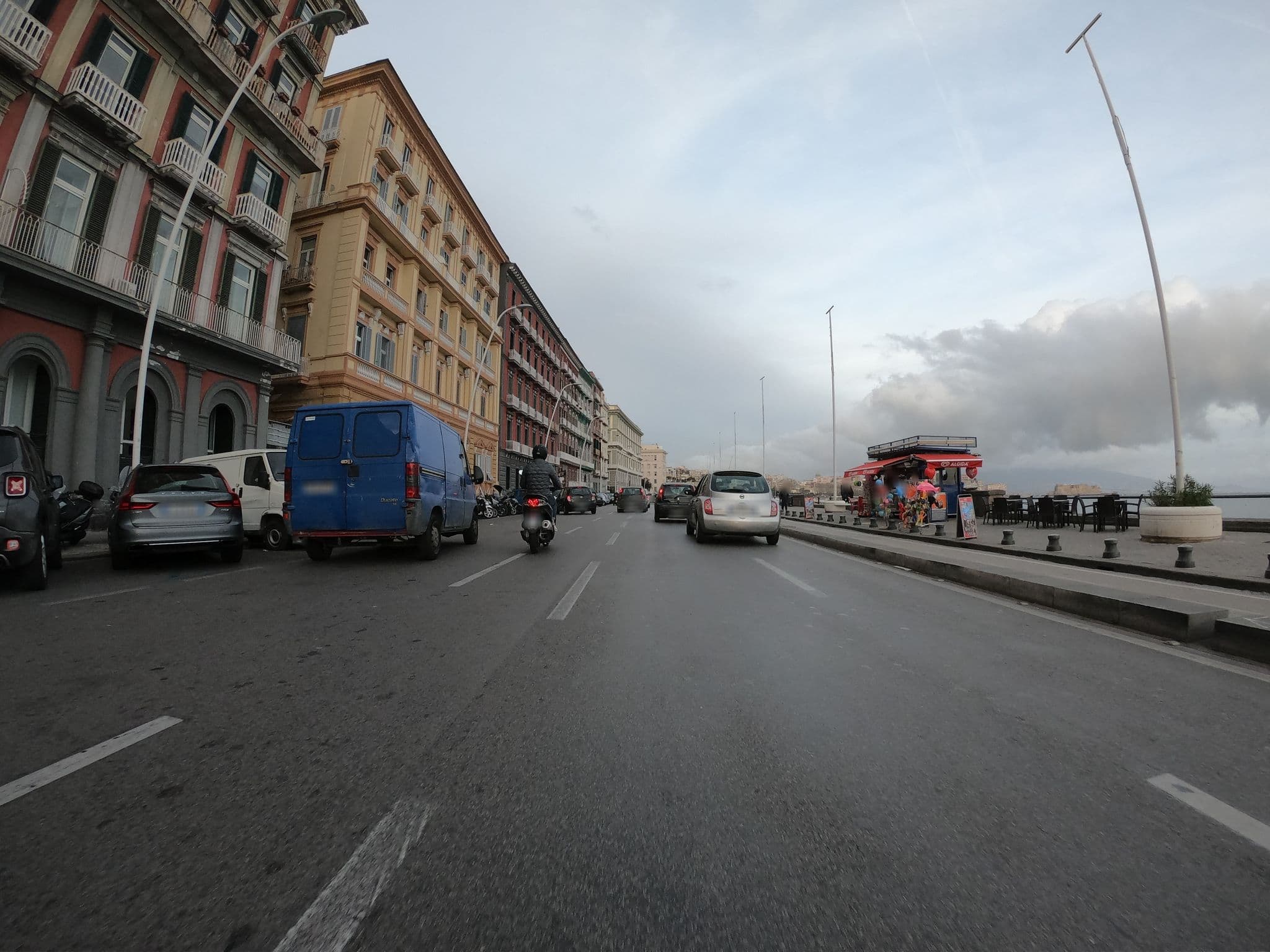 Street view near Residenza Carlo Iii Di Borbone, Chiaia — © richlv (CC BY-SA · Mapillary)