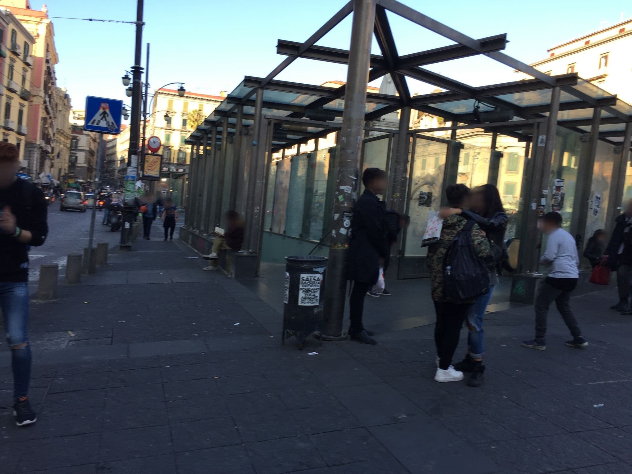 Street view near Citykey Naples, San Giuseppe — © dvdmgl (CC BY-SA · Mapillary)