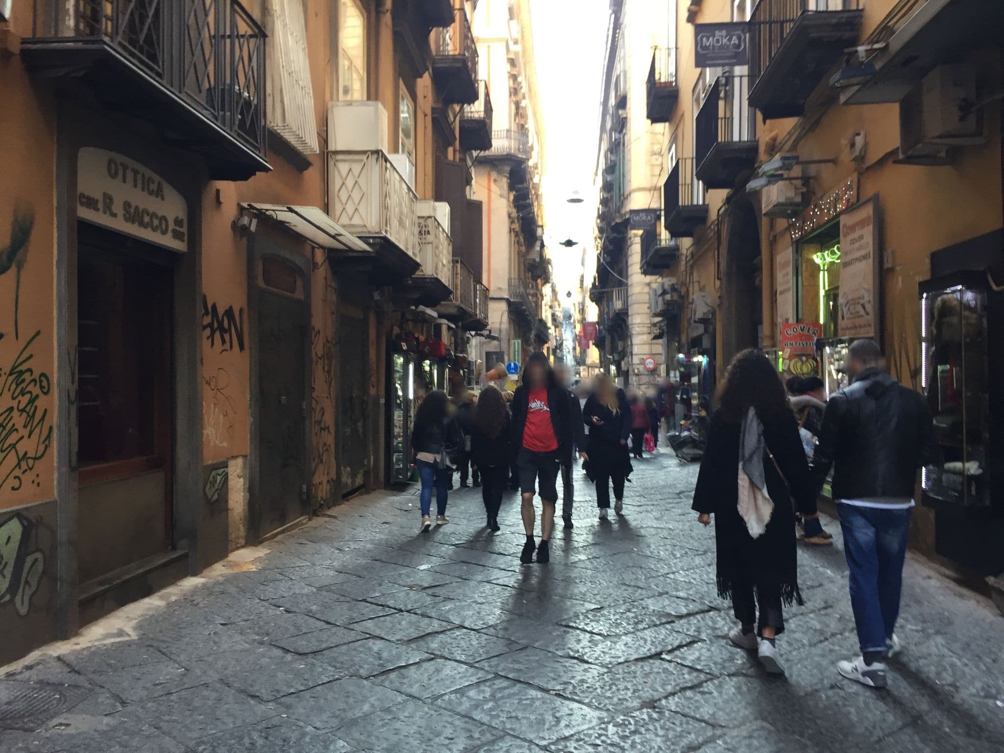 Street view near Melrose Napoli, San Giuseppe — © dvdmgl (CC BY-SA · Mapillary)