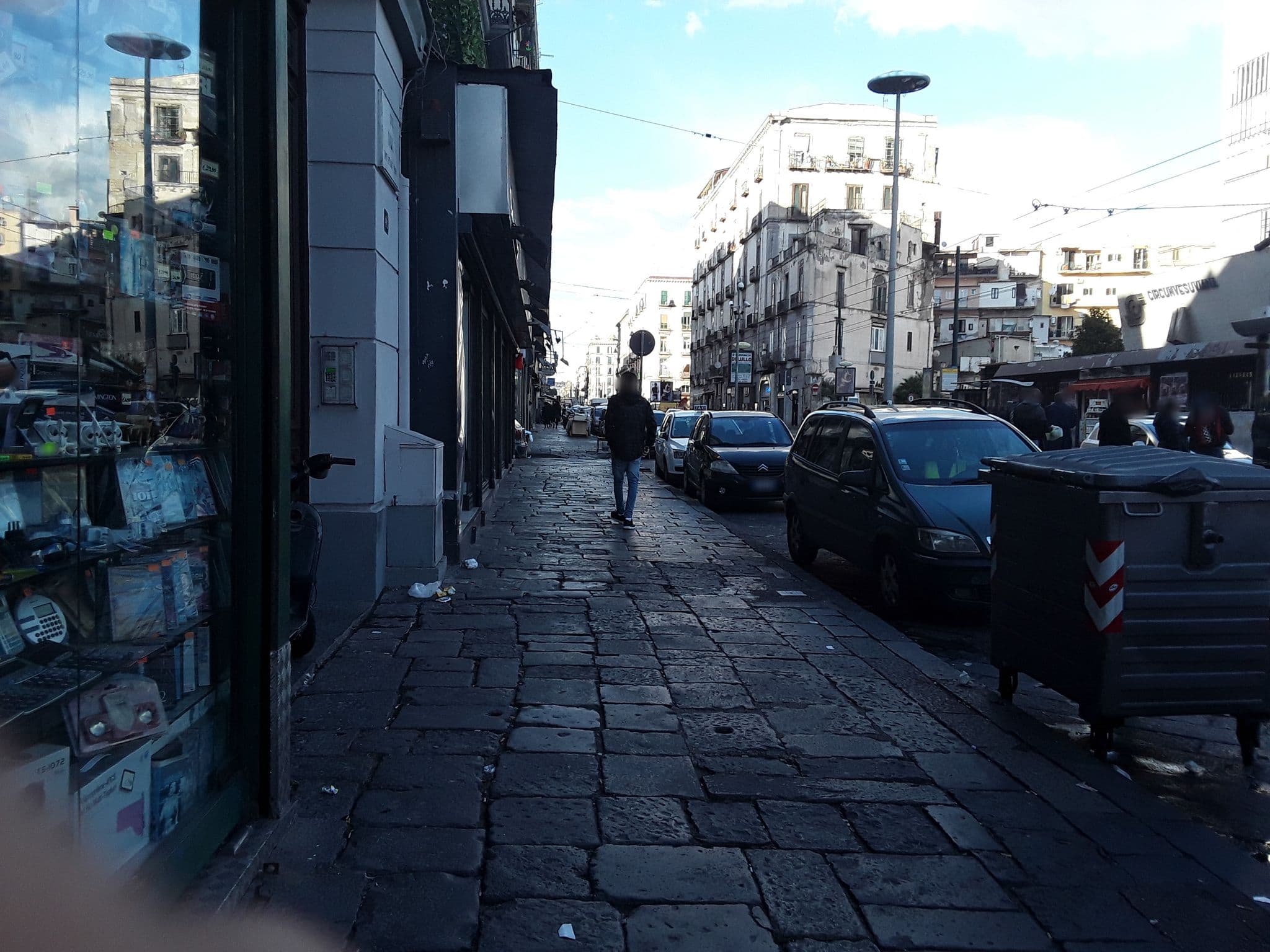 Street view near B&B Napoli Central Gate, Naples — © cristianosoria (CC BY-SA · Mapillary)