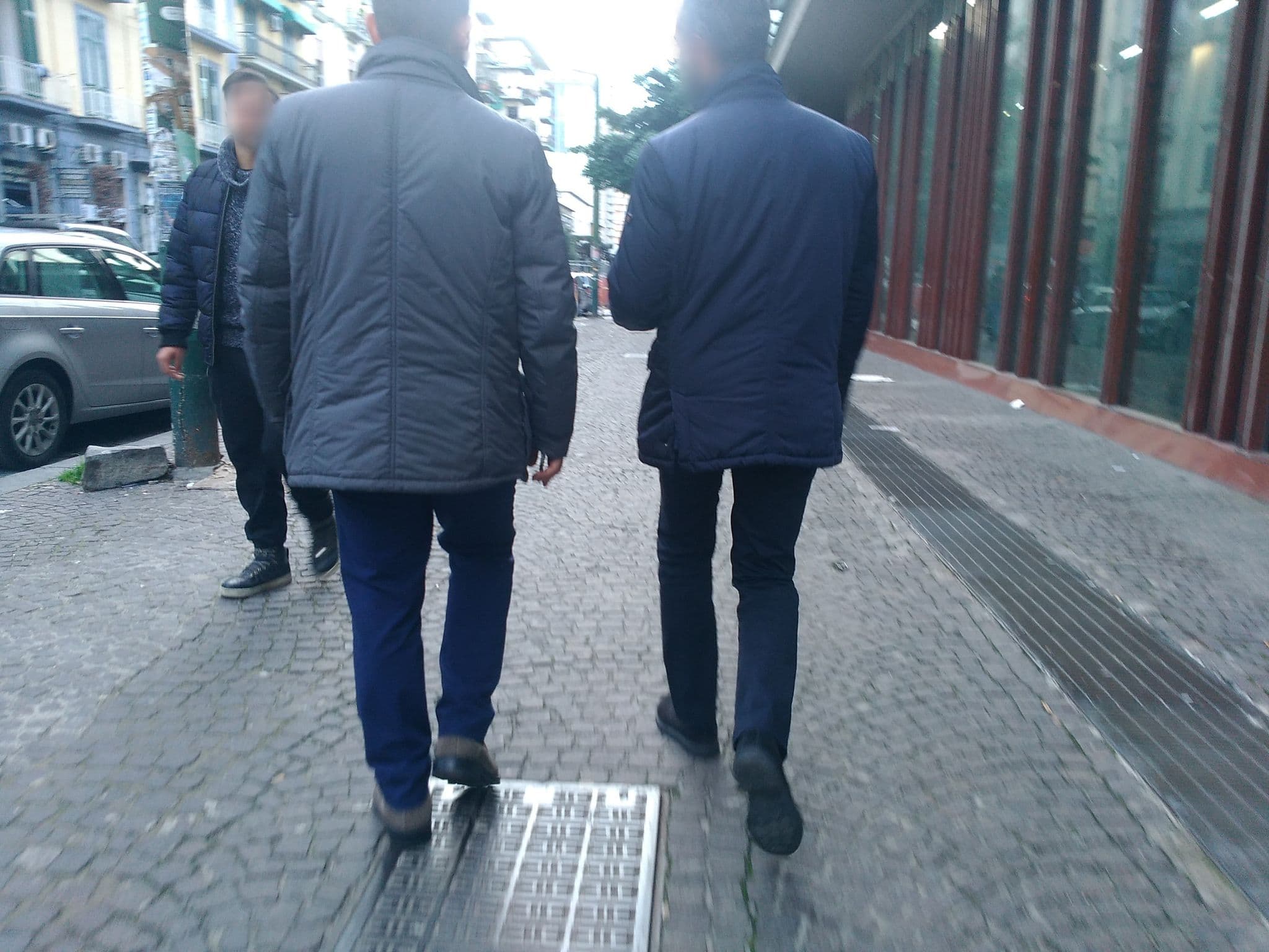 Street view near GB Central Station Napoli, Naples — © leonardoa (CC BY-SA · Mapillary)