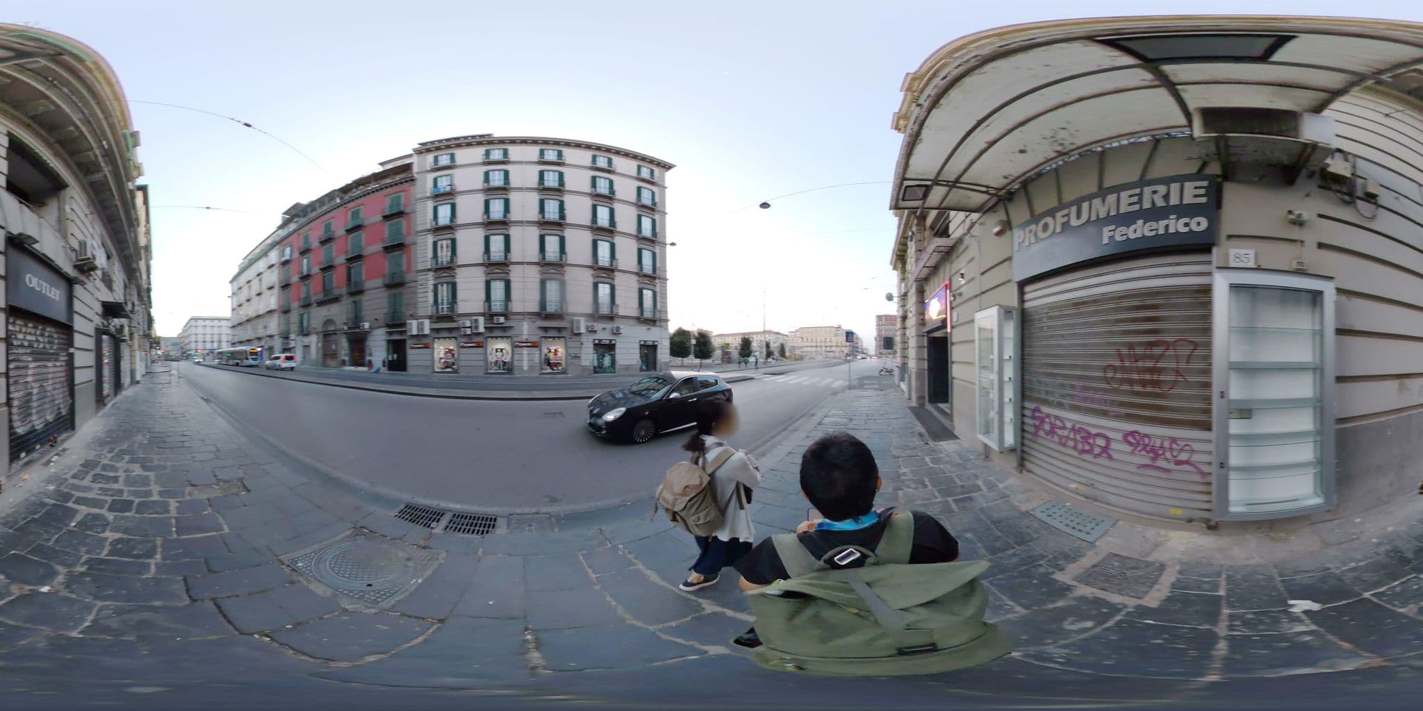 Street view near B&B Napoli Centrale, Naples — © mapconcierge (CC BY-SA · Mapillary)