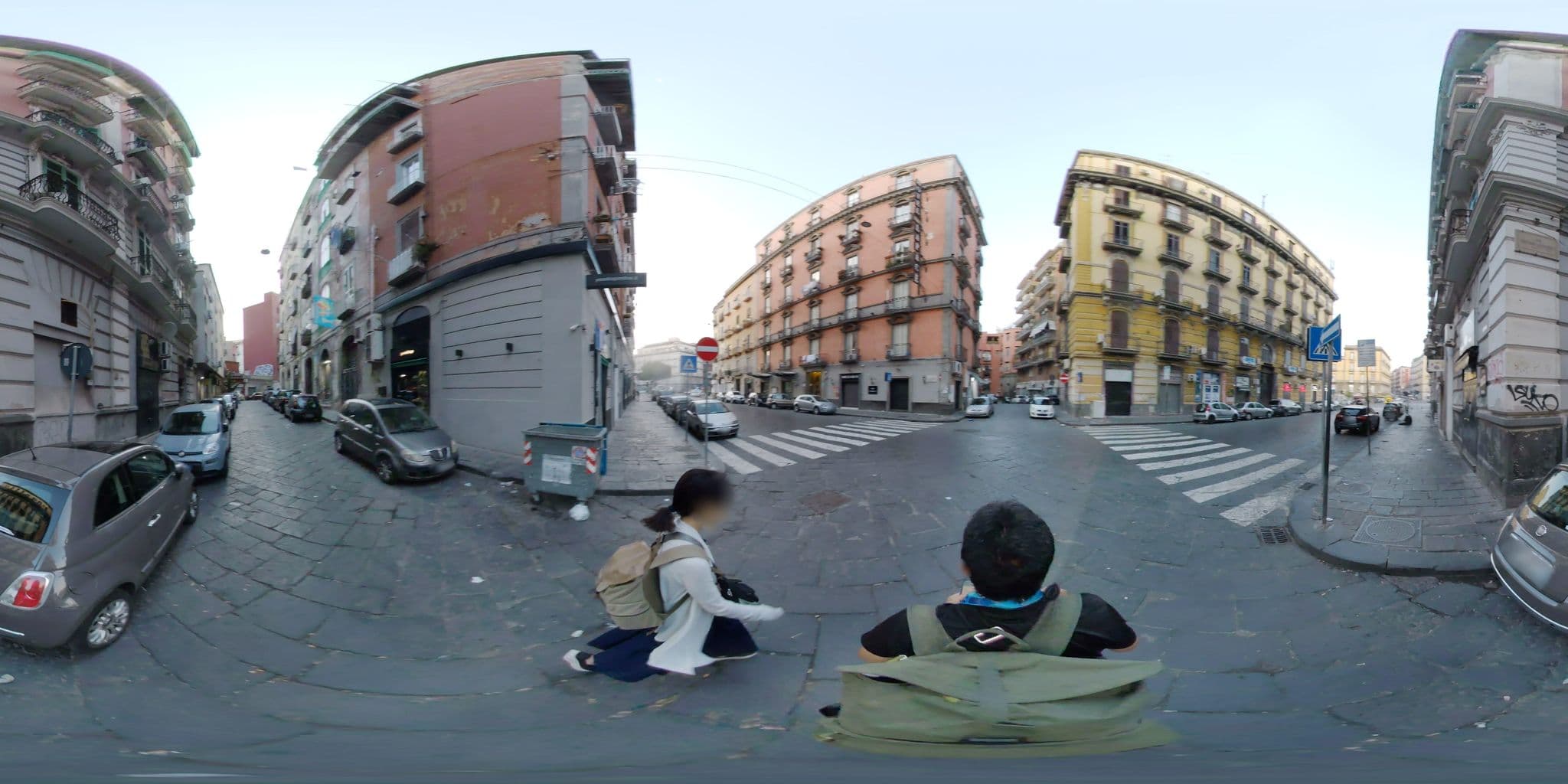 Street view near B&B Partenopeo, Naples — © mapconcierge (CC BY-SA · Mapillary)