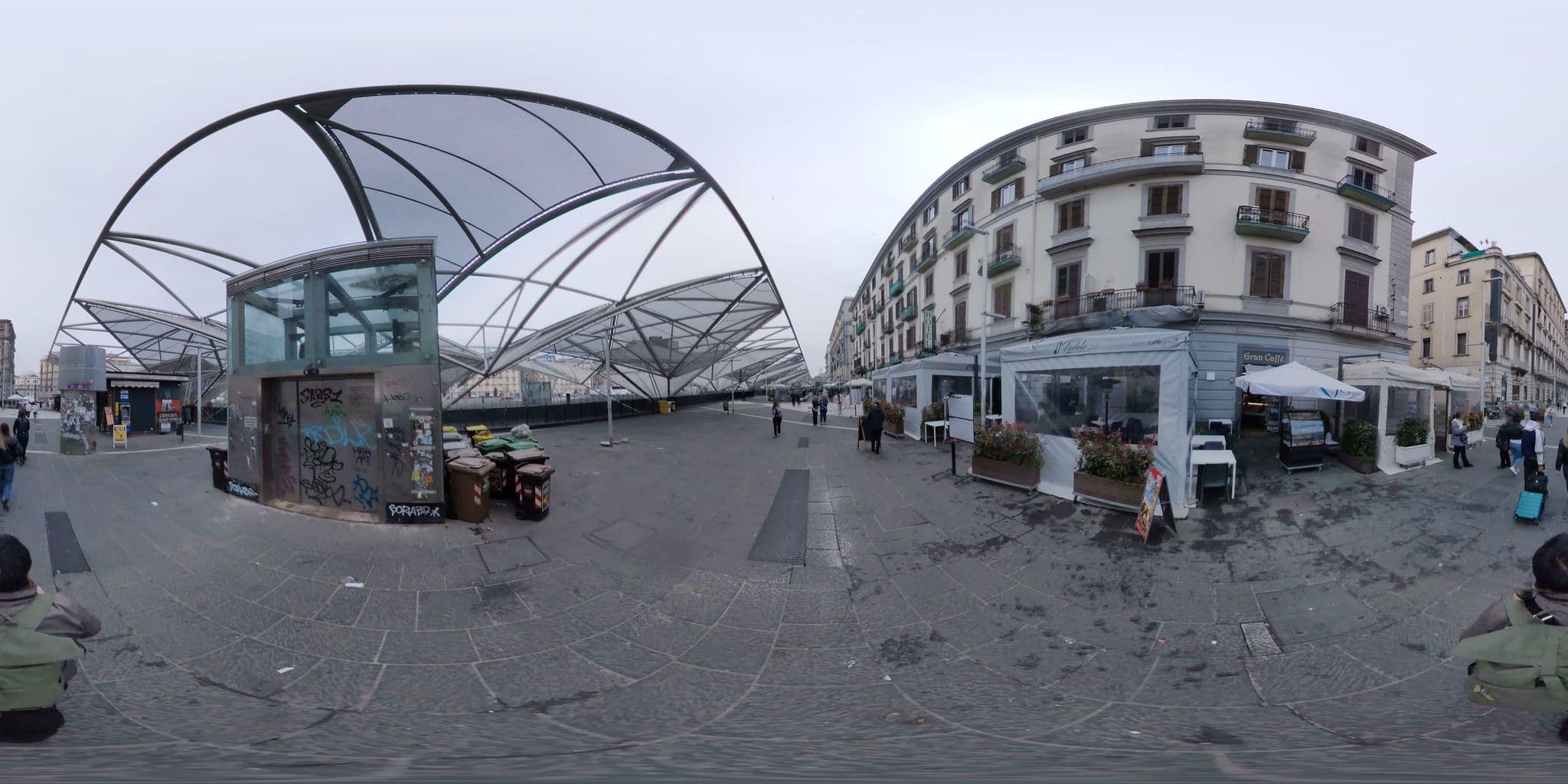 Street view near Potenza Hotel Naples, Naples — © mapconcierge (CC BY-SA · Mapillary)