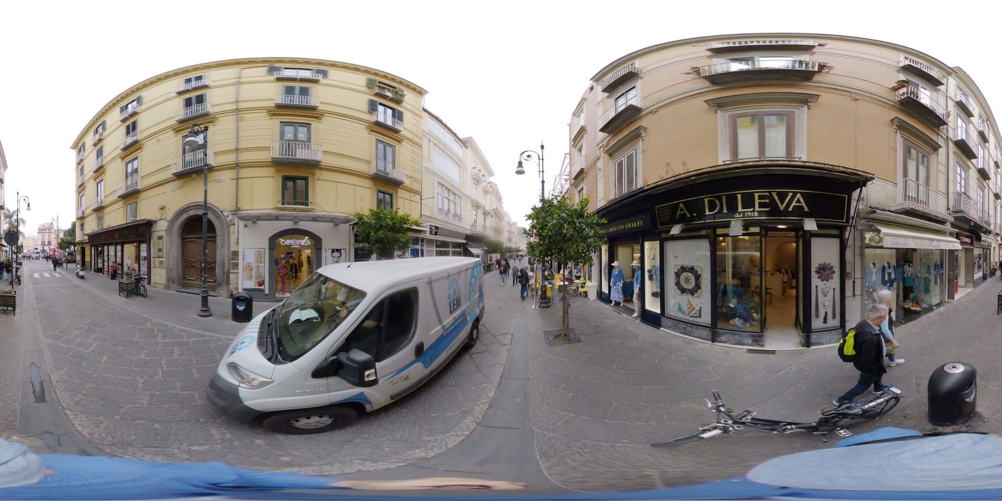 Street view near Casa Dell’orologio, Sorrento — © stefan-RolfsRom (CC BY-SA · Mapillary)