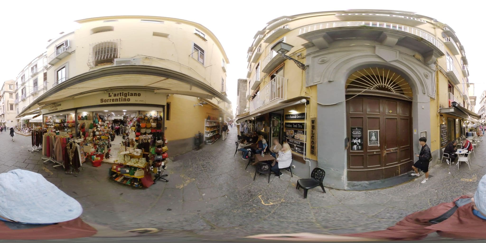 Street view near Casa Conte, Sorrento — © stefan-RolfsRom (CC BY-SA · Mapillary)