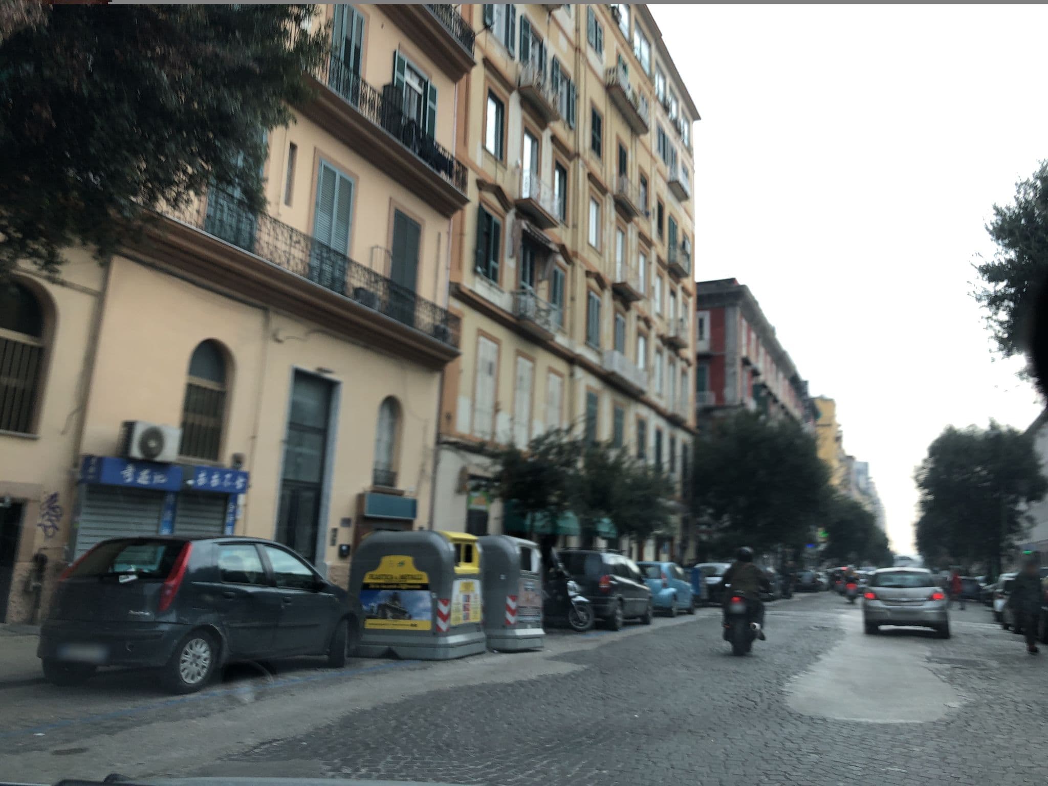 Street view near Meridional Station, Naples — © mspaparo (CC BY-SA · Mapillary)