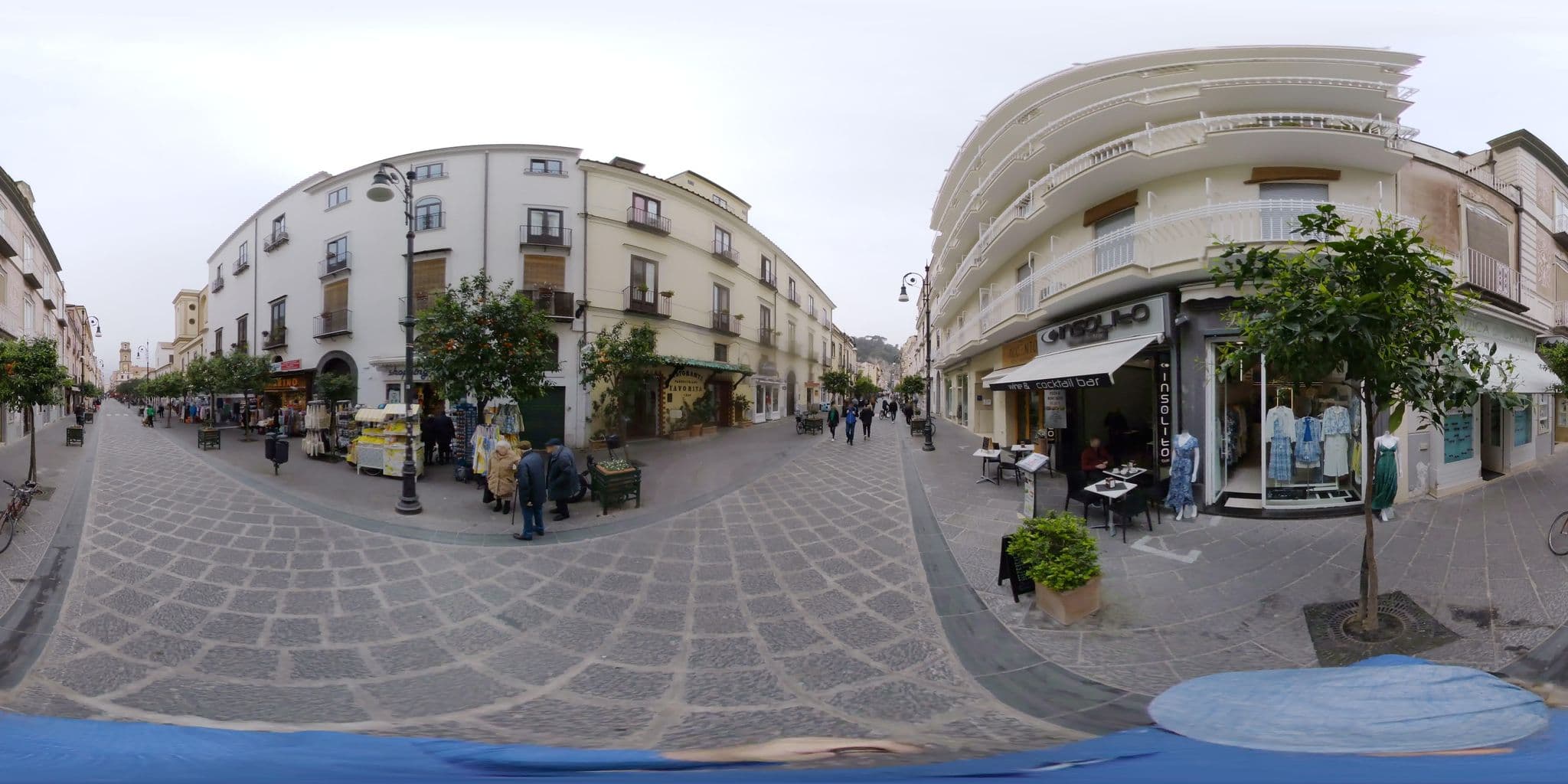 Street view near La Piccola Sorrento, Sorrento — © stefan-RolfsRom (CC BY-SA · Mapillary)
