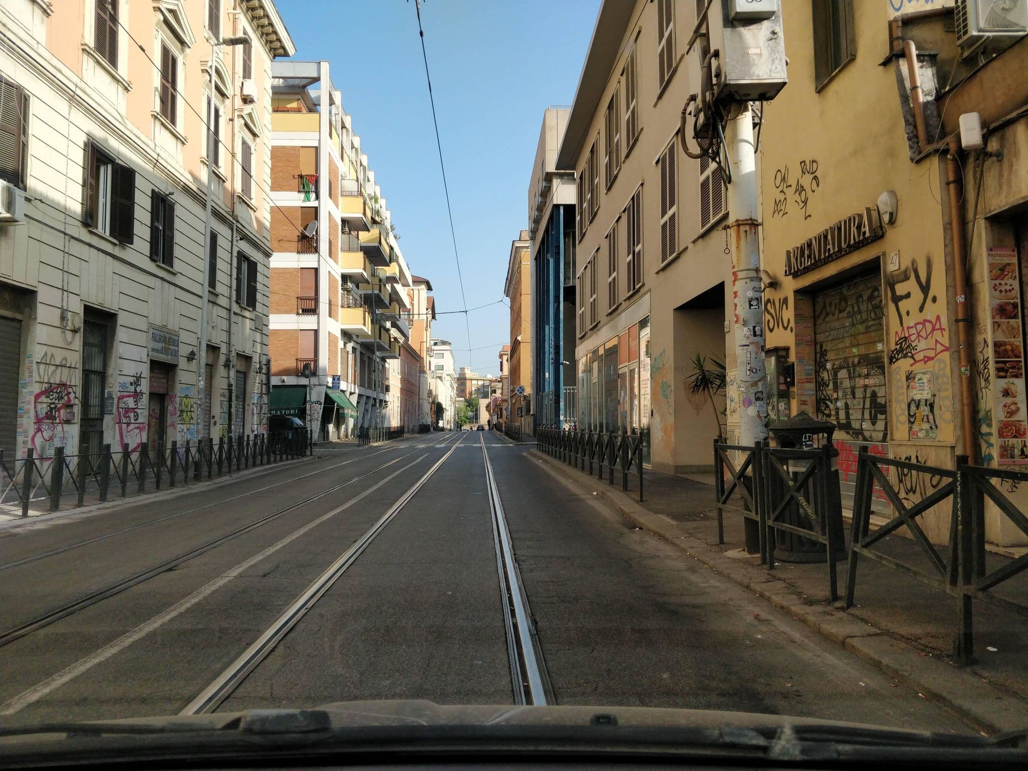 Street view near Holidays S. Lorenzo guest house, Esquilino — © panbauletto (CC BY-SA · Mapillary)