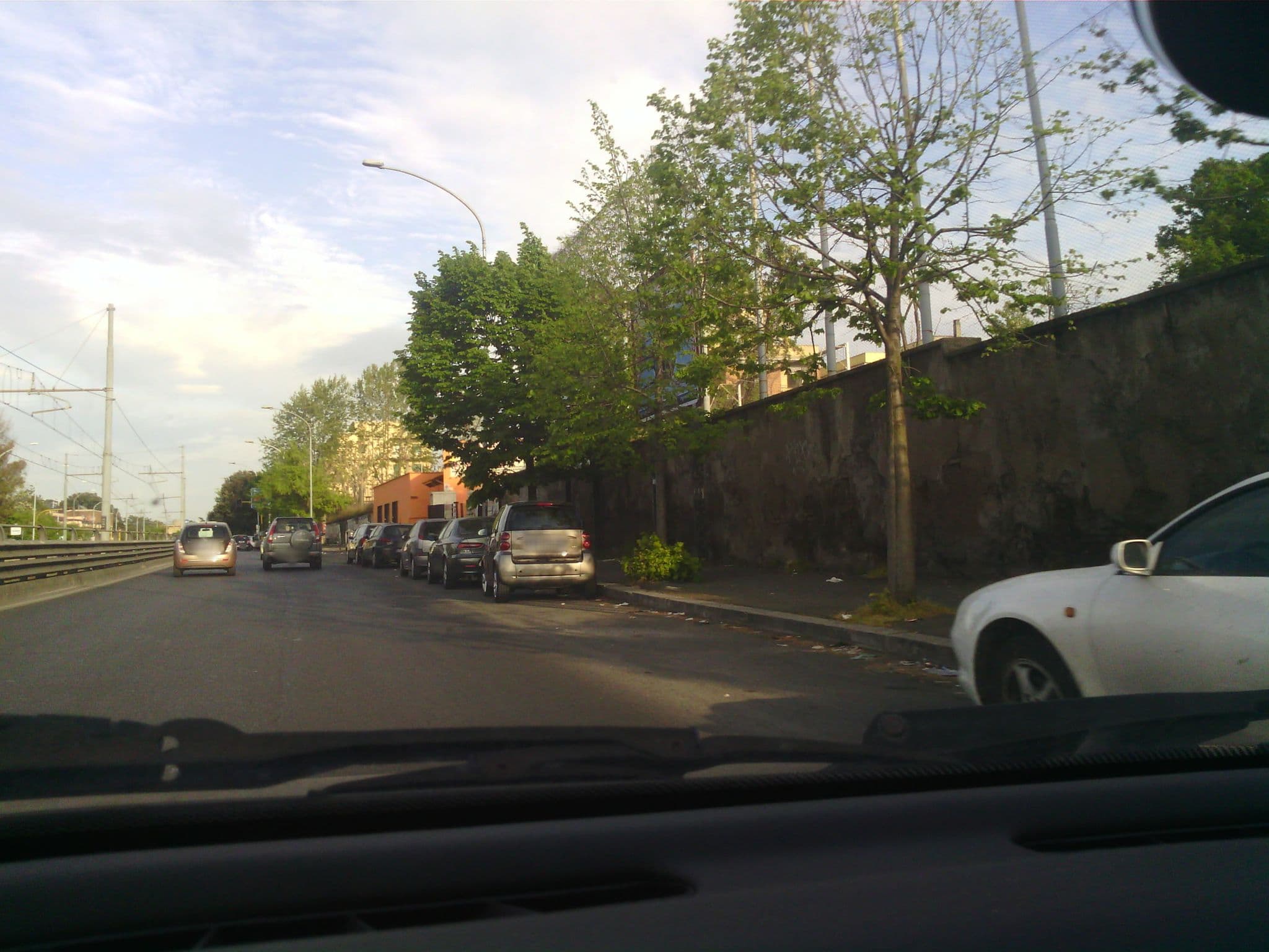 Street view near Istituto Cavanis, Casal Bertone — © giardia (CC BY-SA · Mapillary)