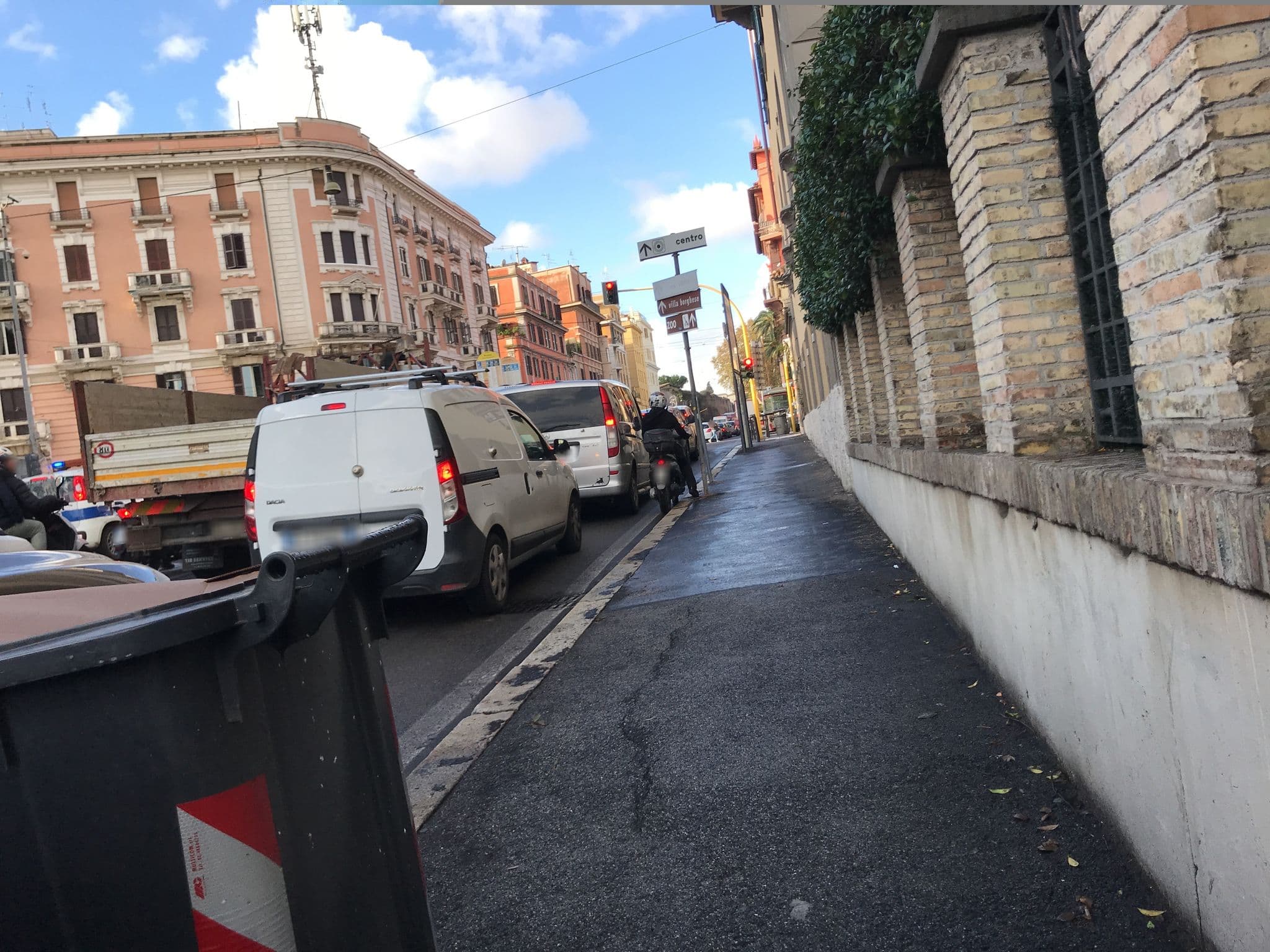 Street view near Hotel Villa Morgagni Rome, Castro Pretorio — © miguel_andrade (CC BY-SA · Mapillary)