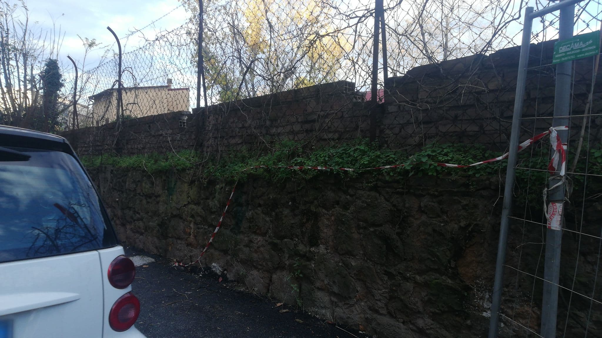 Street view near Ara Romae, Casal de' Pazzi — © andreagiachetta (CC BY-SA · Mapillary)