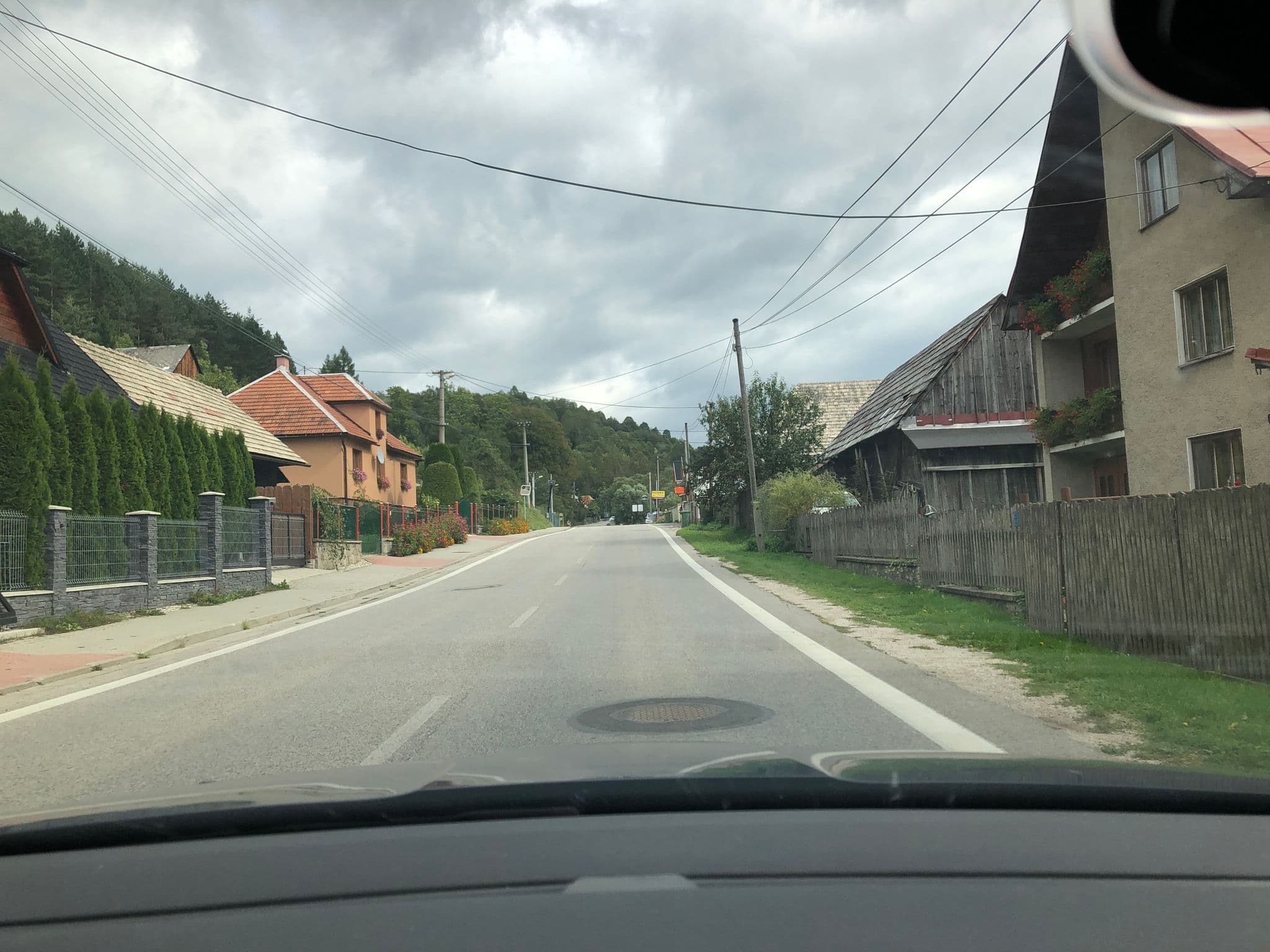 Street view near Chata pod Kyčerou, Terchová