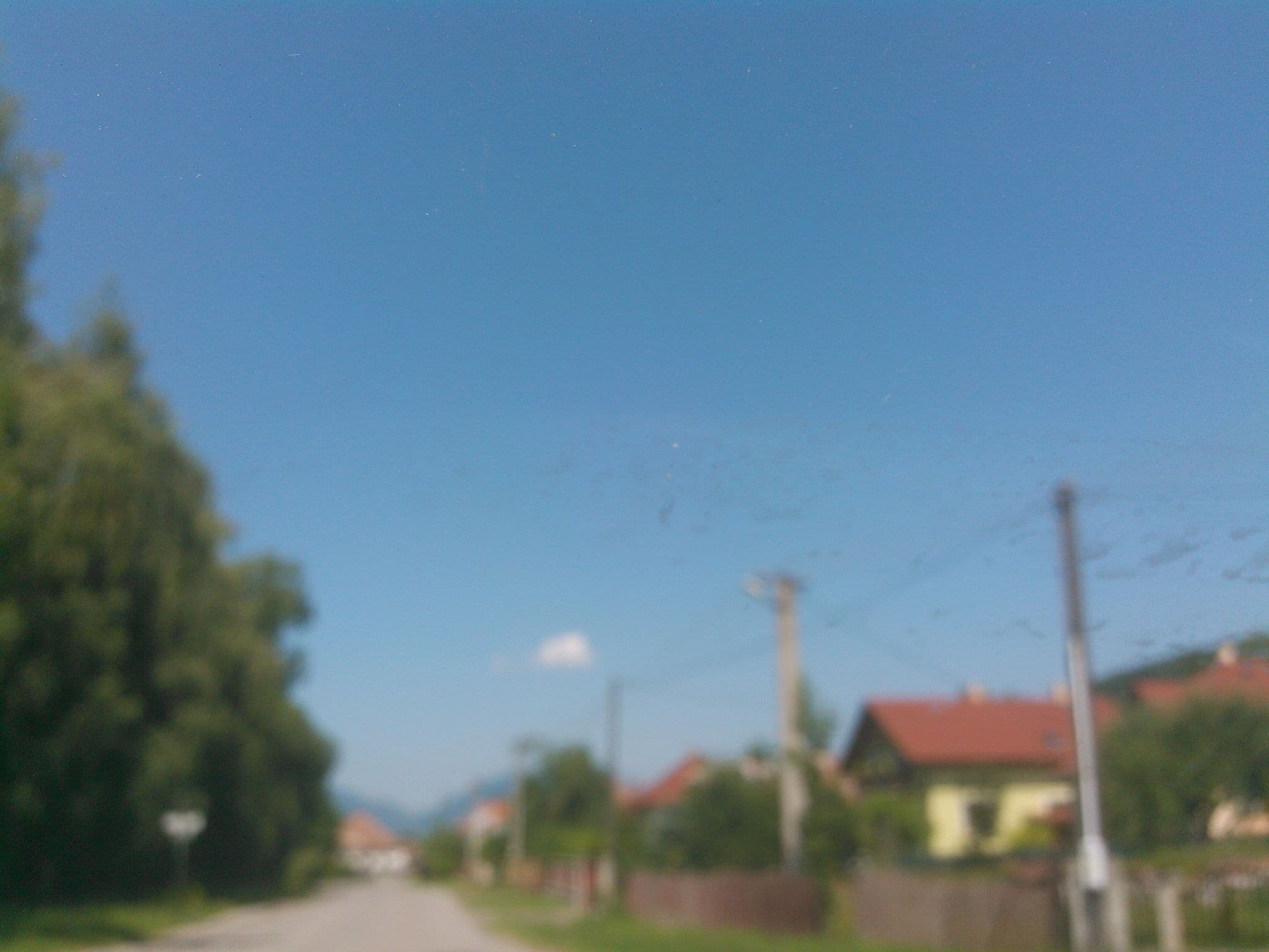 Street view near Chata Efatha, Liptovský Mikuláš