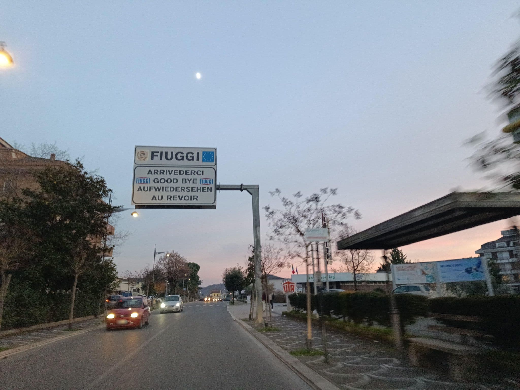 Street view near Hotel Oxford, Fiuggi — © odiug (CC BY-SA · Mapillary)