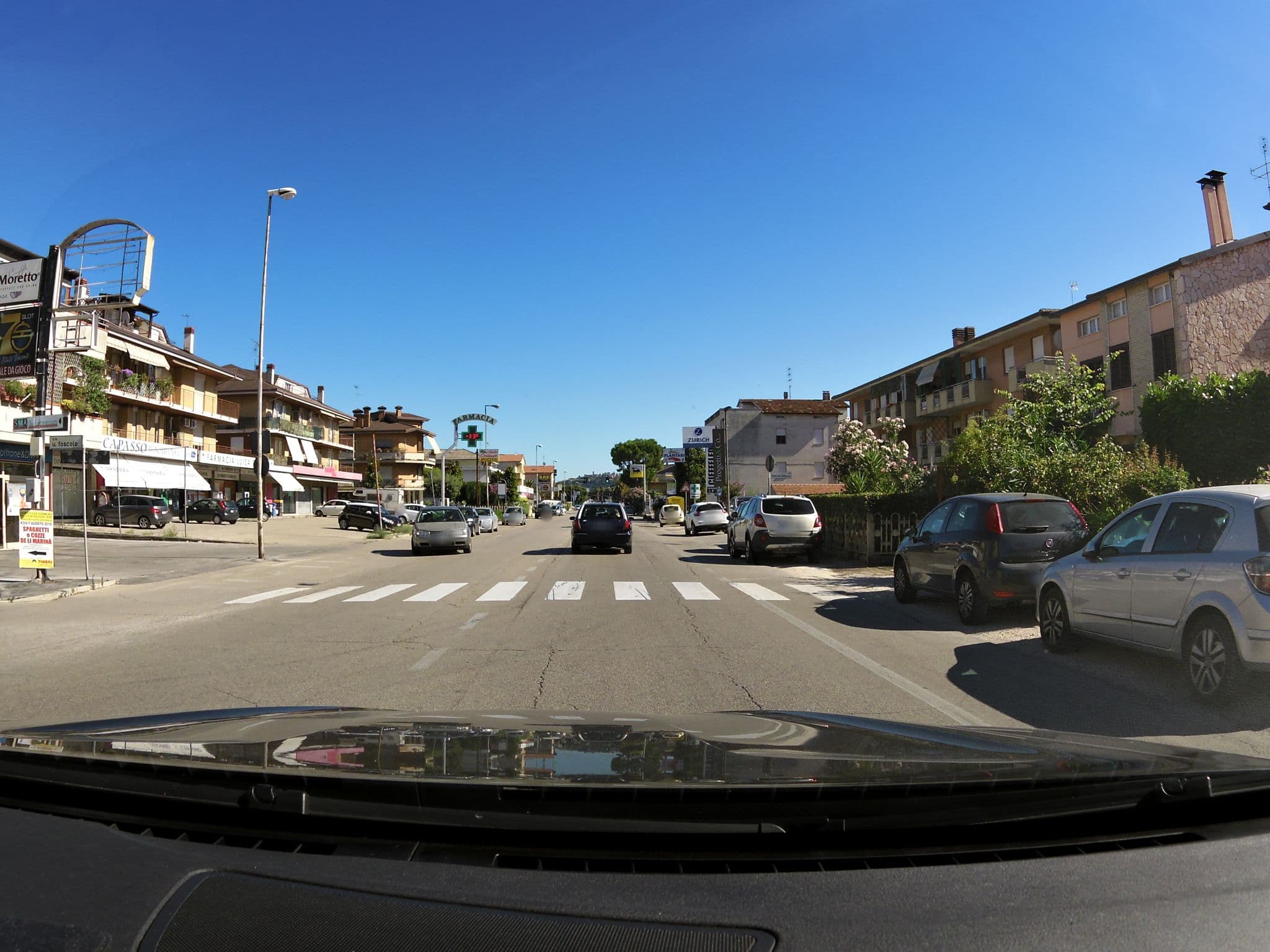 Street view near Quattro Ruote, Porto San Giorgio — © czmrtn (CC BY-SA · Mapillary)