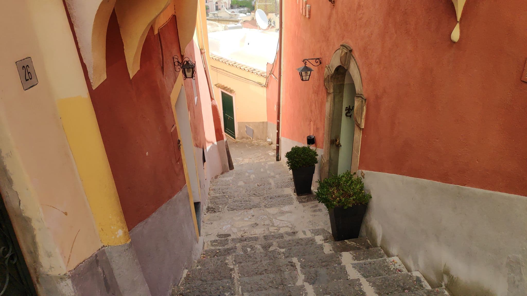 Street view near Villa Diamond, Positano — © marcuscalabresus (CC BY-SA · Mapillary)
