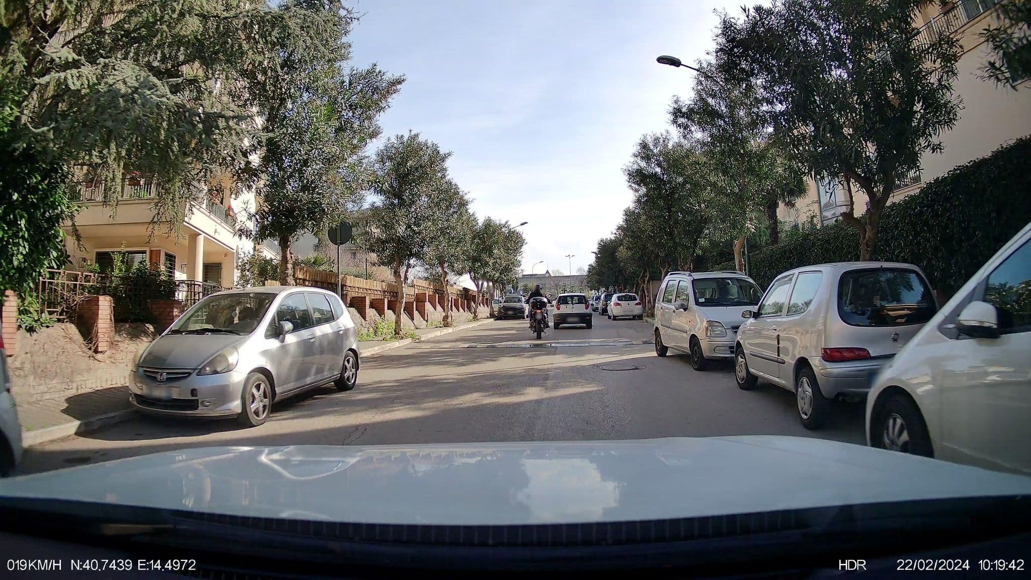Street view near B&B Xenia Pompei, Pompei — © Hrabroslav (CC BY-SA · Mapillary)