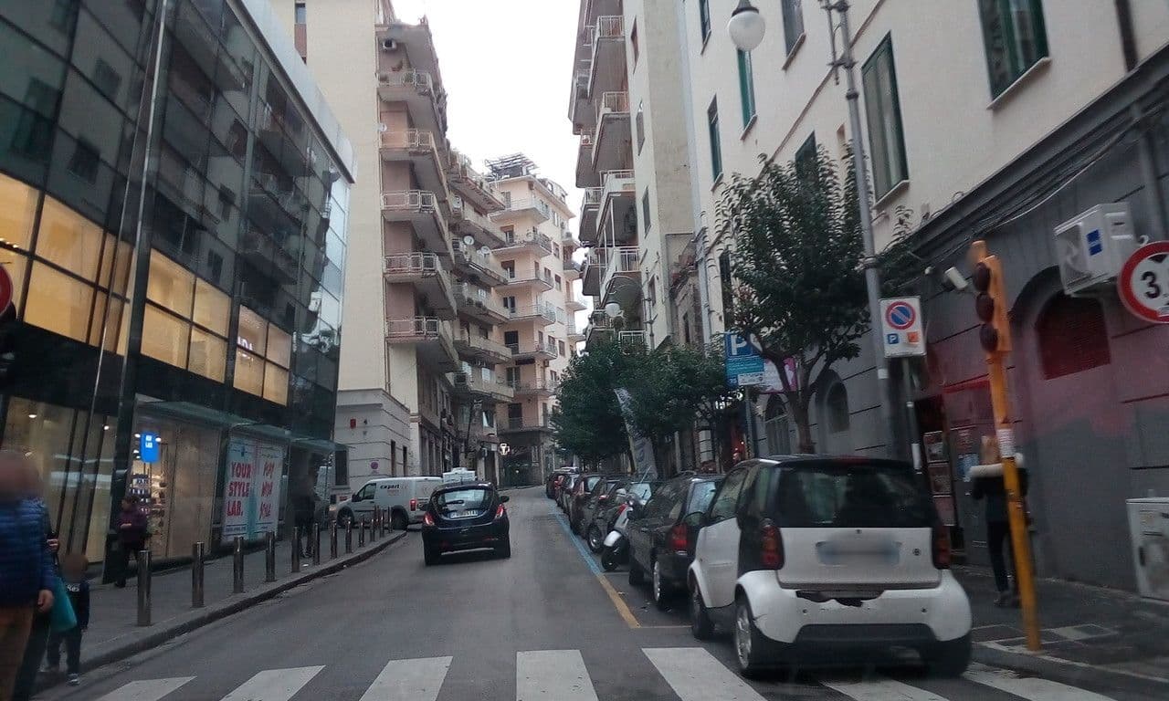 Street view near Sole e Mare, Salerno — © giosa94 (CC BY-SA · Mapillary)