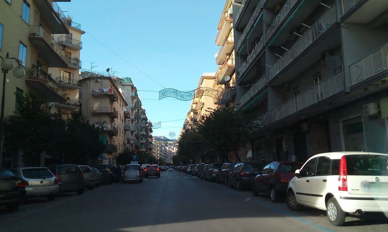 Street view near hotel city central salerno, Salerno — © giosa94 (CC BY-SA · Mapillary)
