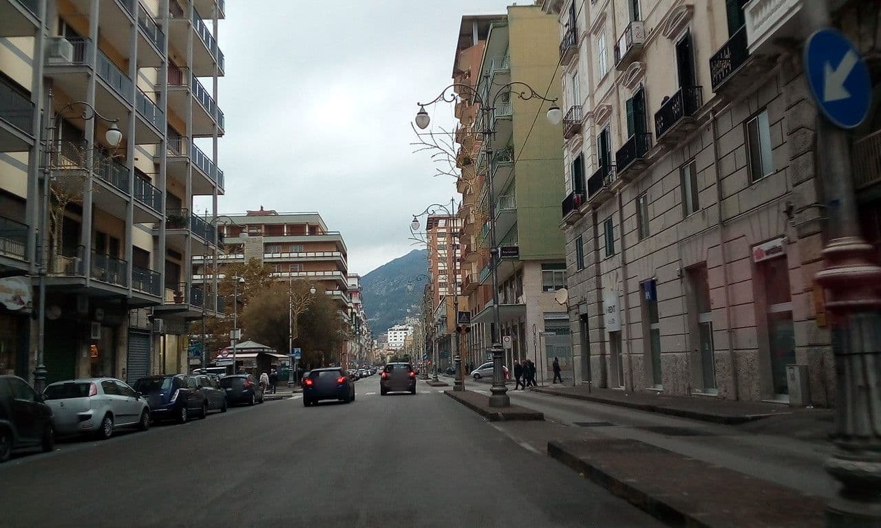 Street view near B&B Domus Garibaldi, Salerno — © giosa94 (CC BY-SA · Mapillary)