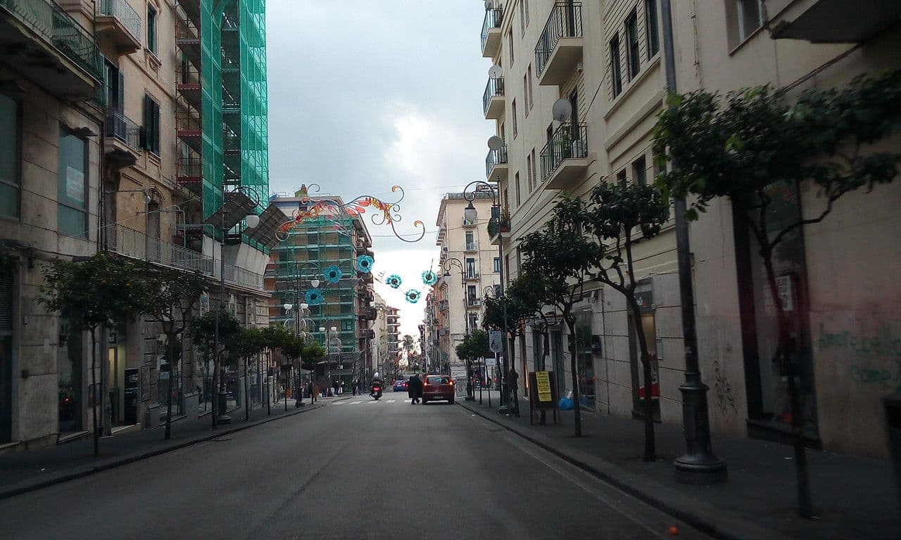 Street view near Sansoè SRL, Salerno — © giosa94 (CC BY-SA · Mapillary)
