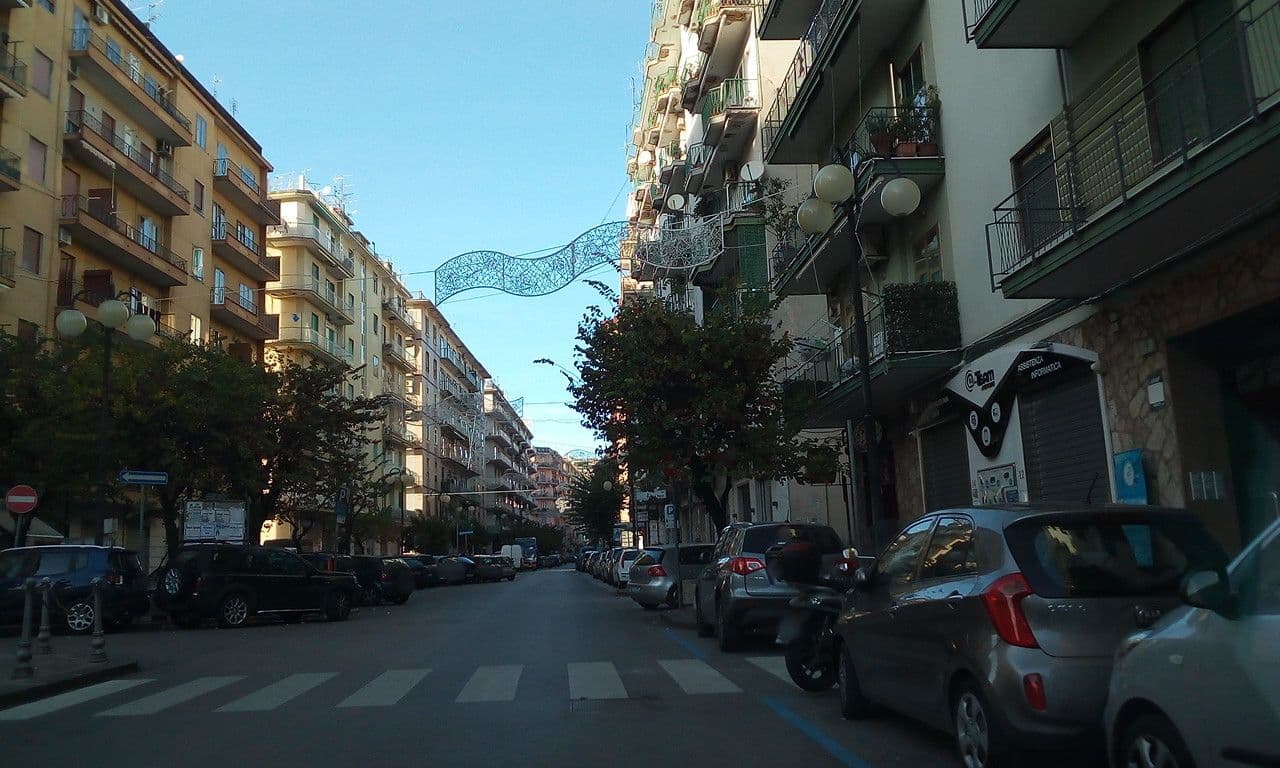 Street view near Hostel Koine, Salerno — © giosa94 (CC BY-SA · Mapillary)